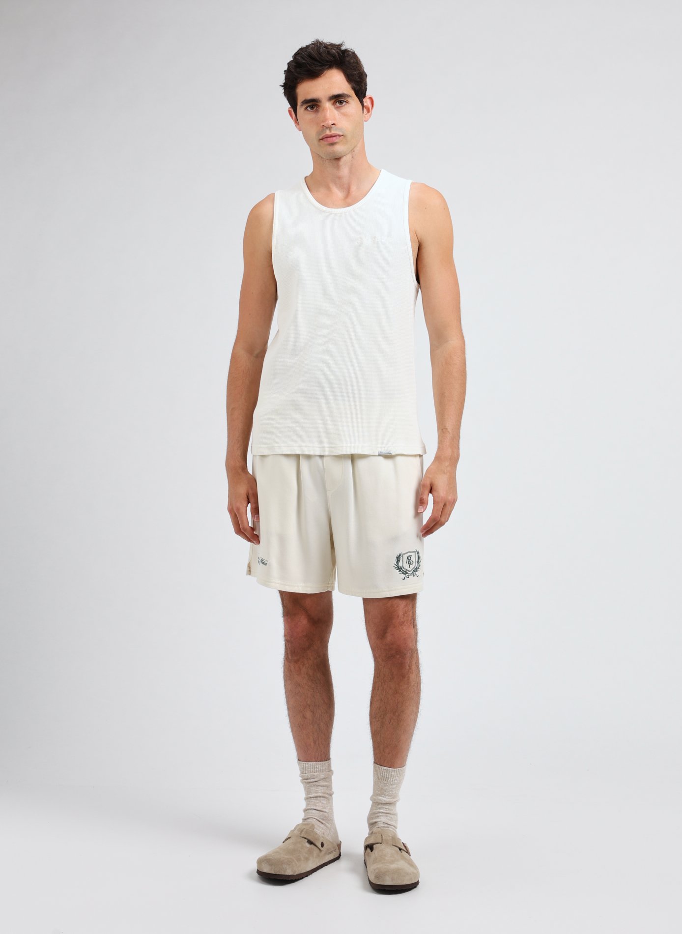 Elastic waist lyocell shorts REPRESENT White
