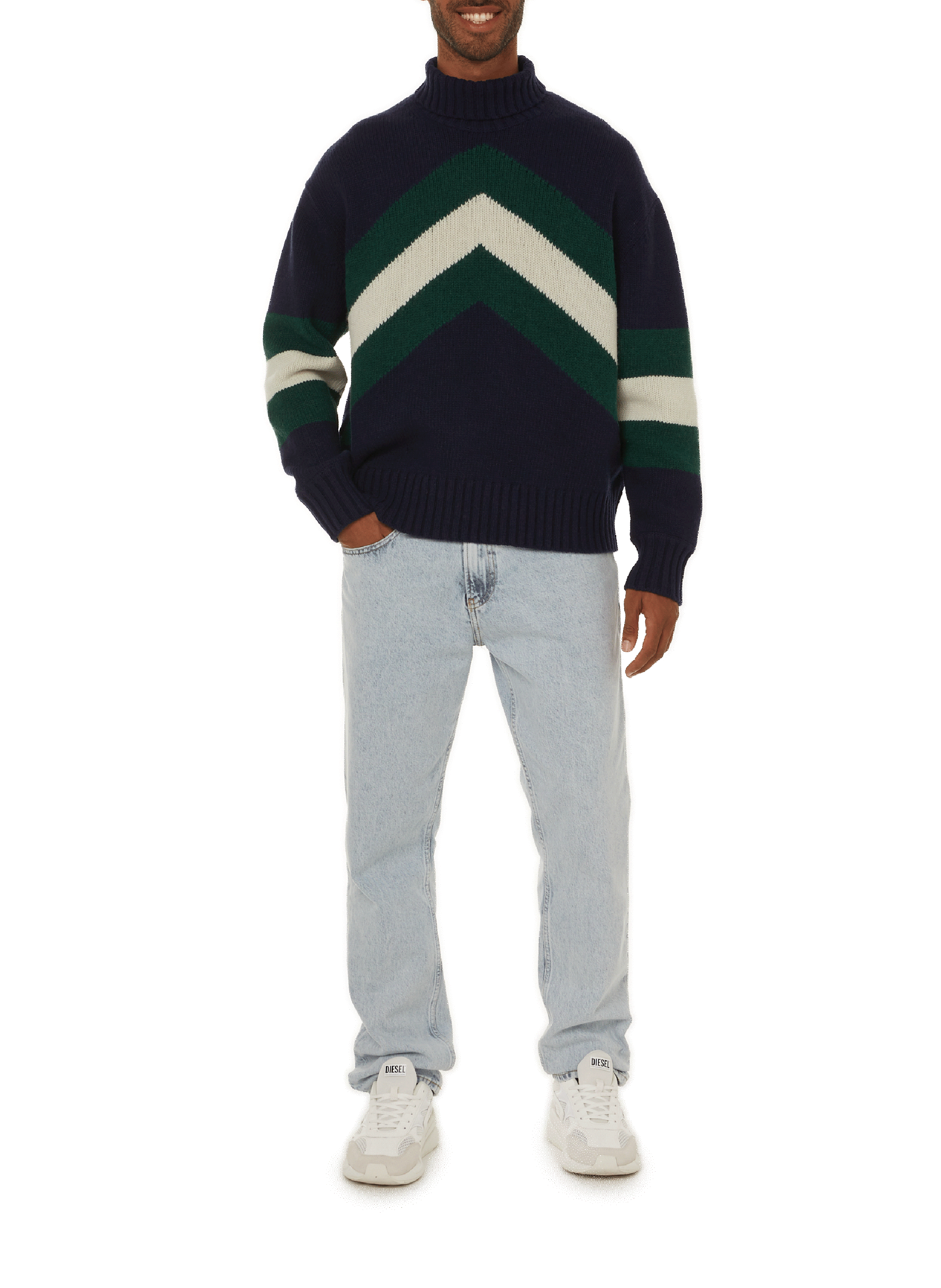 Pull en laine SAISON 1865 Bleu