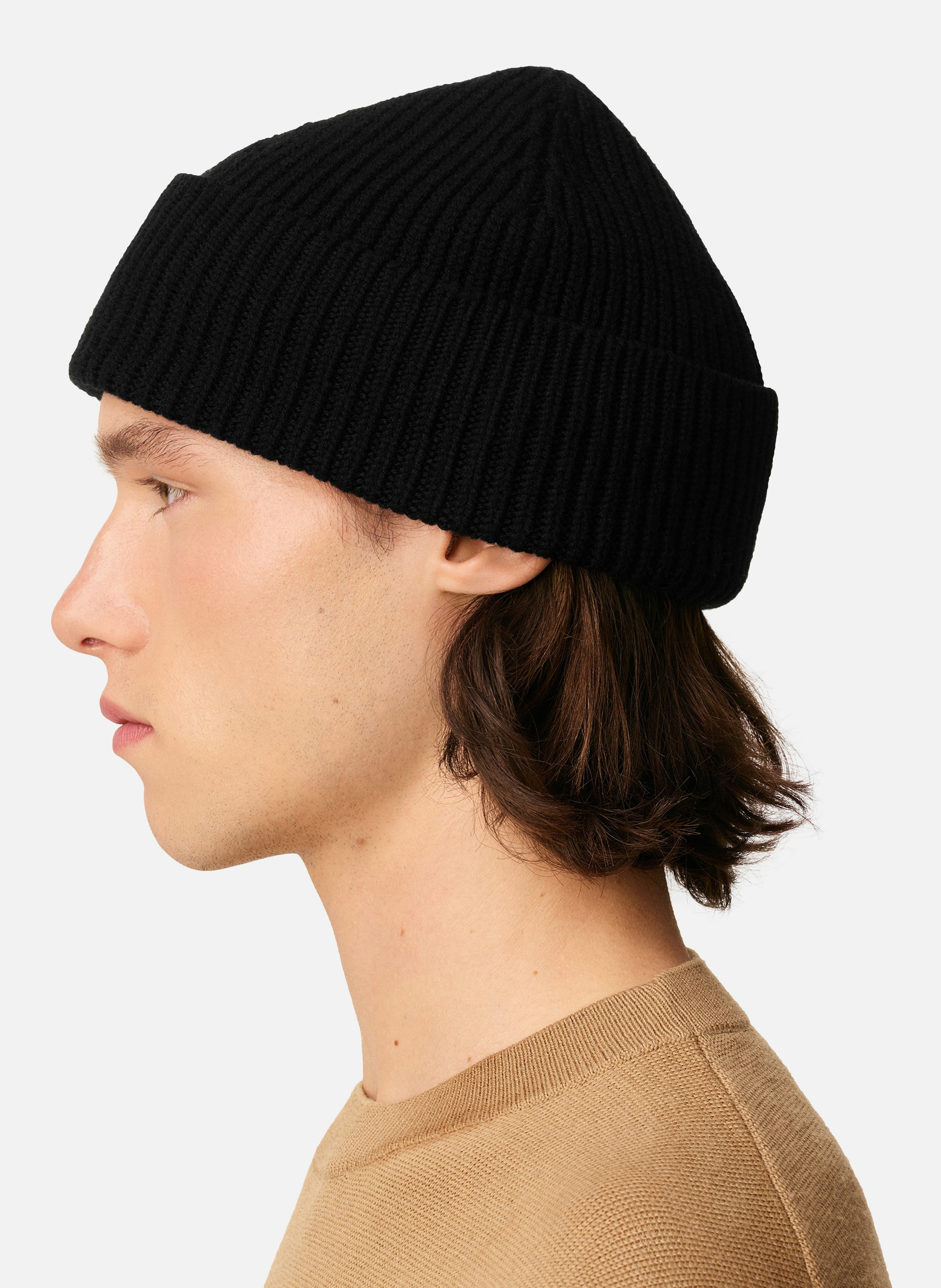 Bonnet ami de coeur rouge unisexe AMI PARIS Noir