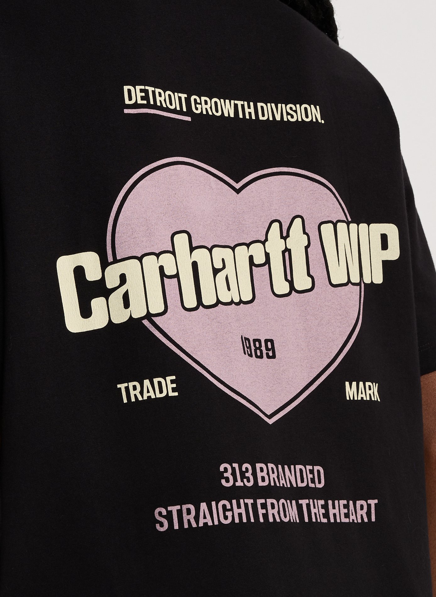 T-shirt en coton S/S Griwth  CARHARTT WIP Noir