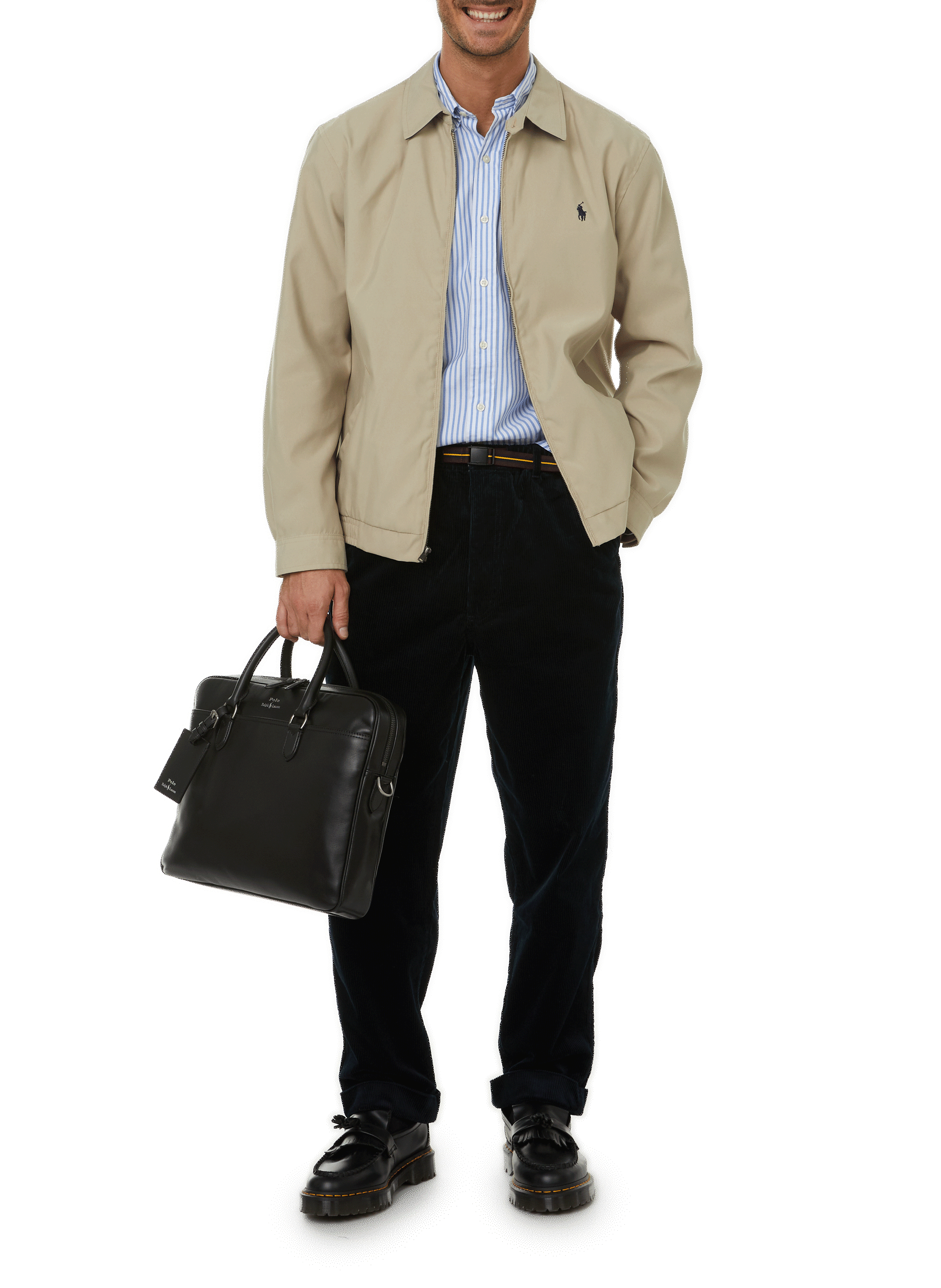 Striped cotton shirt POLO RALPH LAUREN Blue