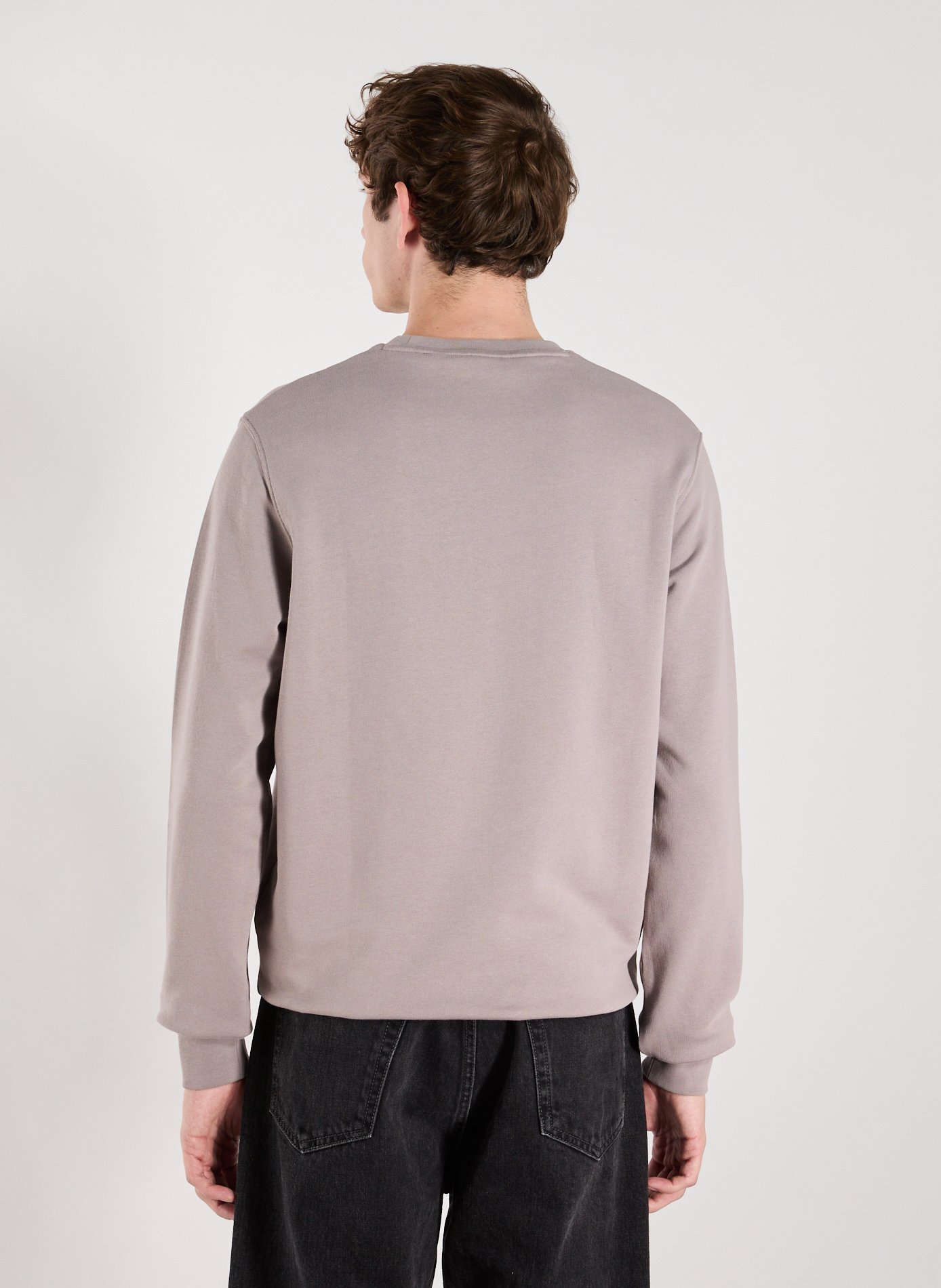 Sweatshirt col rond en coton LYLE & SCOTT Beige