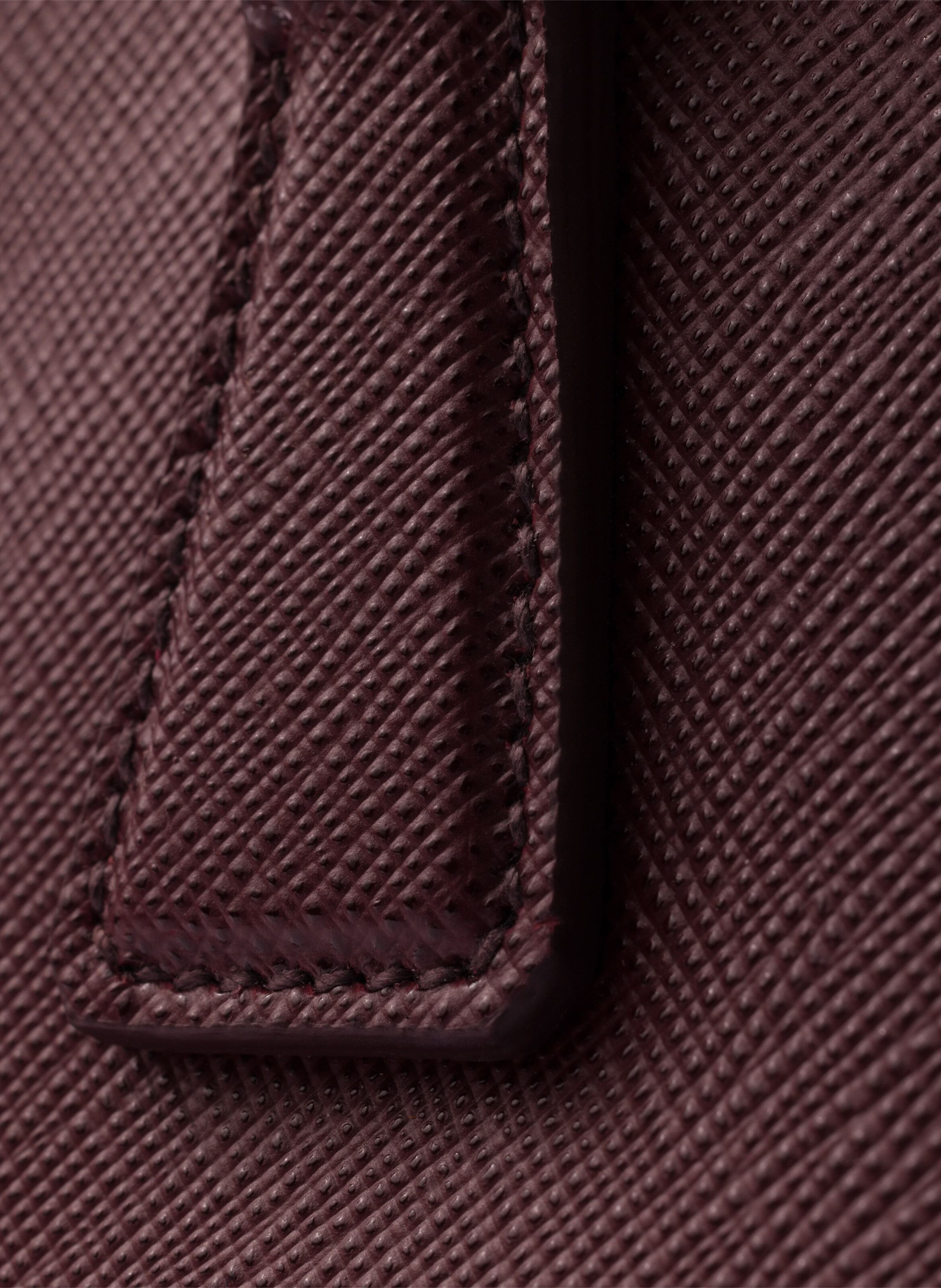 Mini sac en cuir saffiano prada galleria PRADA Rouge