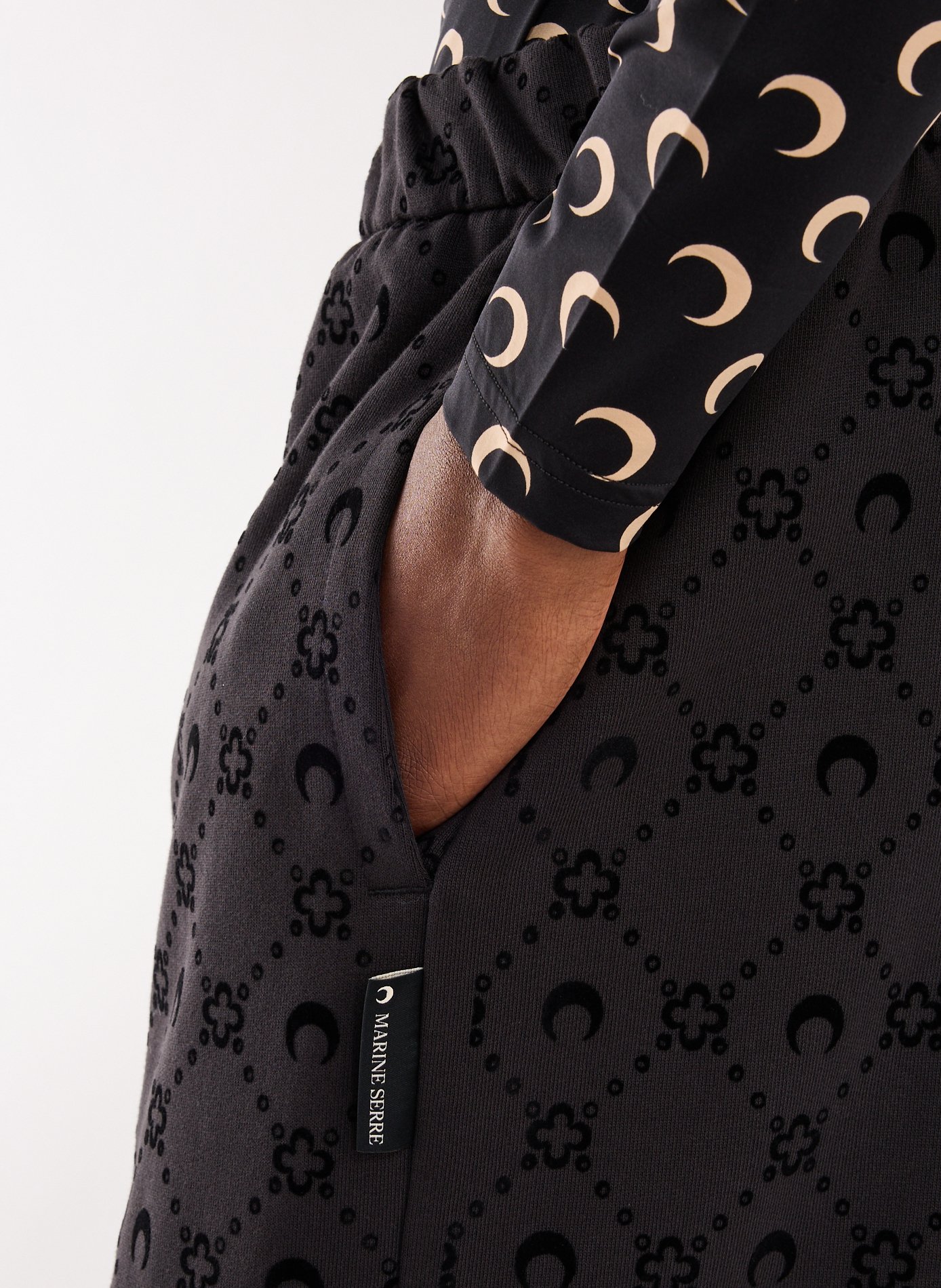 Cotton joggers MARINE SERRE Black