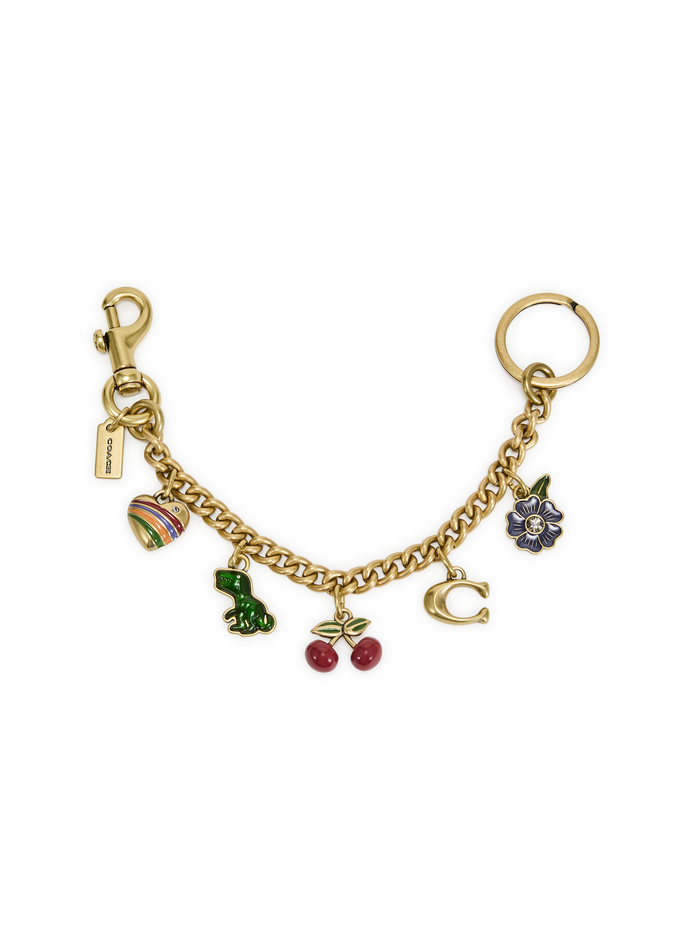 COACH Breloque de sac en chaîne  Doré