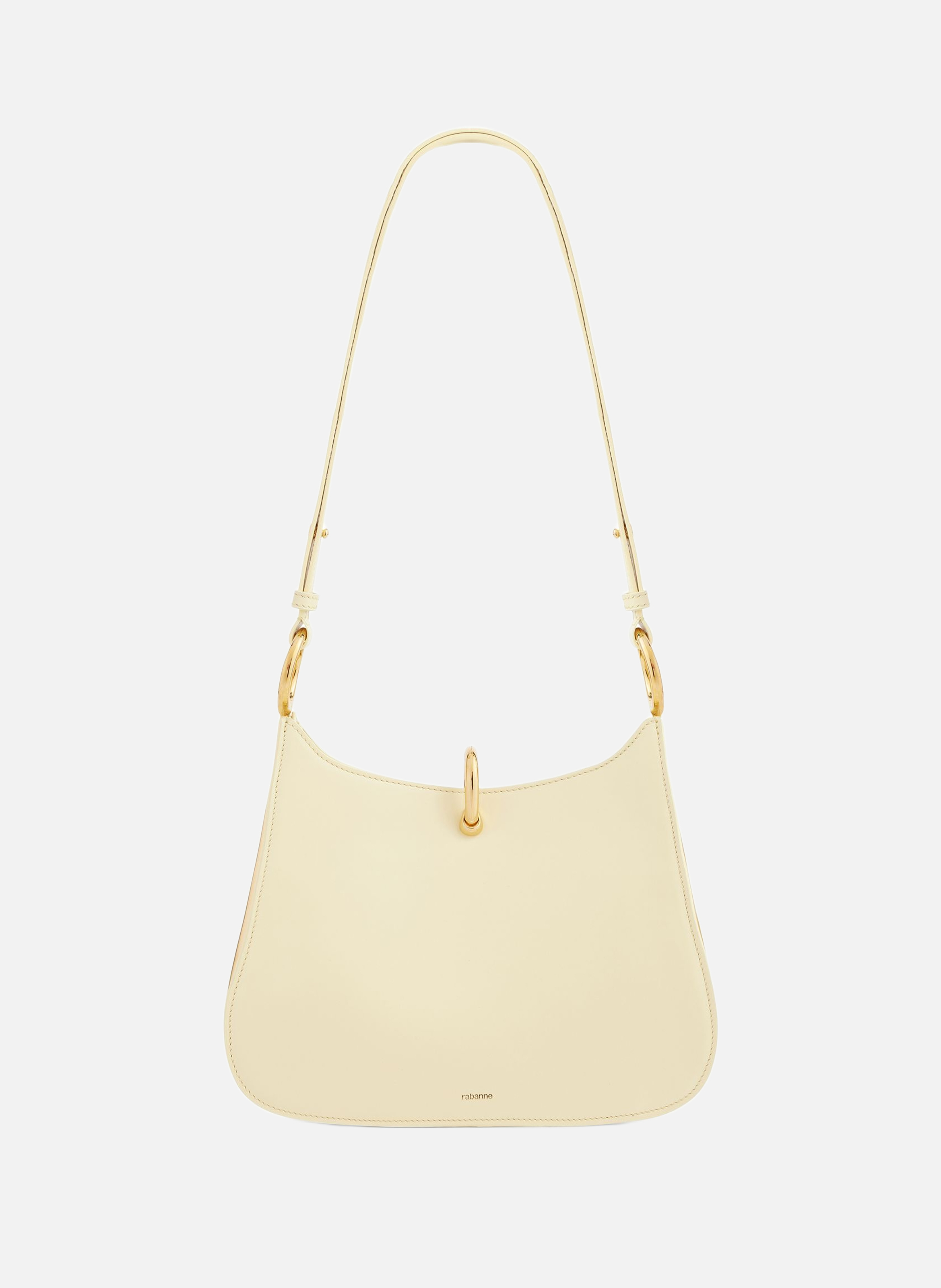 Sac ring en cuir RABANNE Jaune