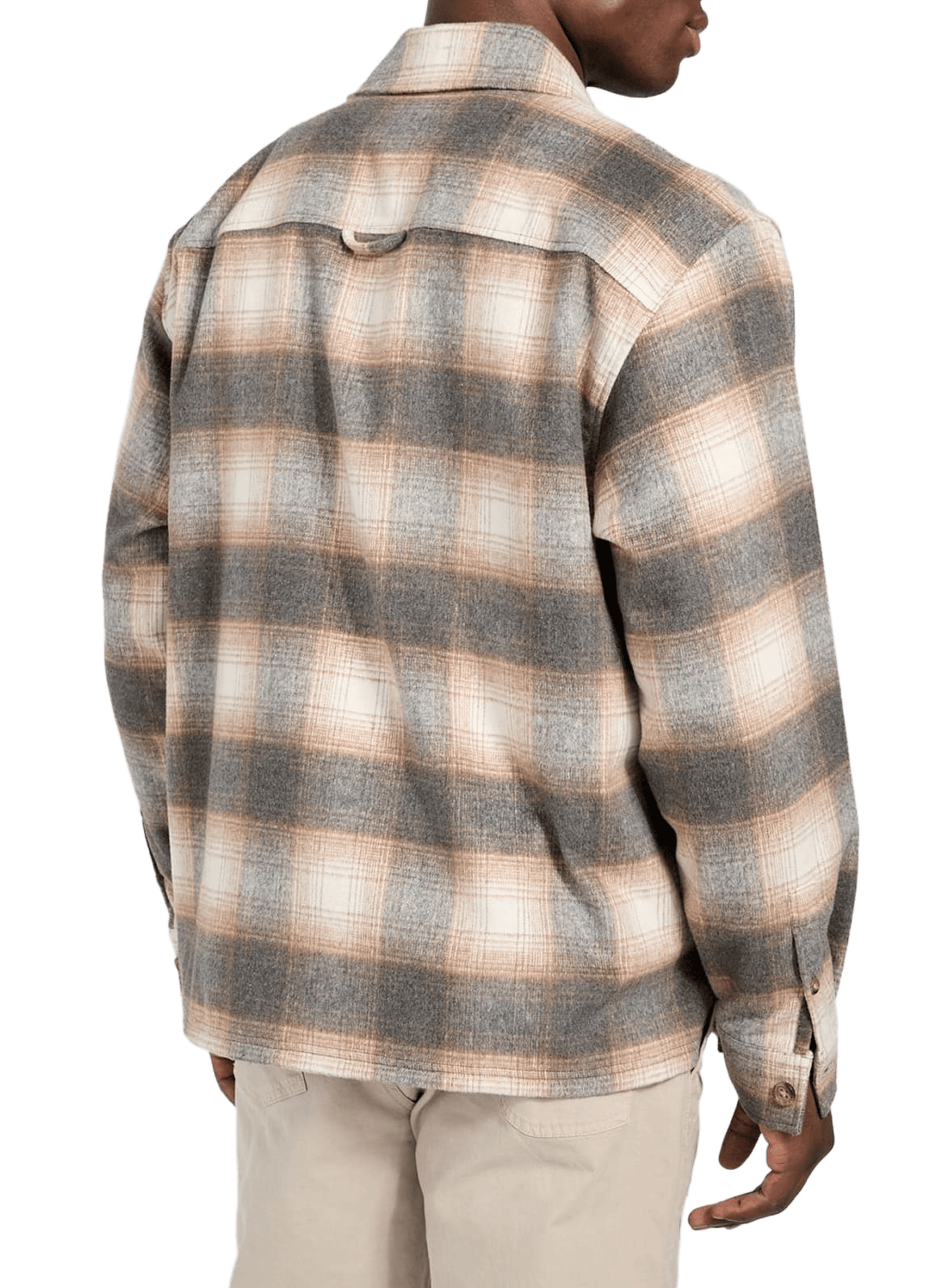 Shirt with classic plaid collar GUESS Beige