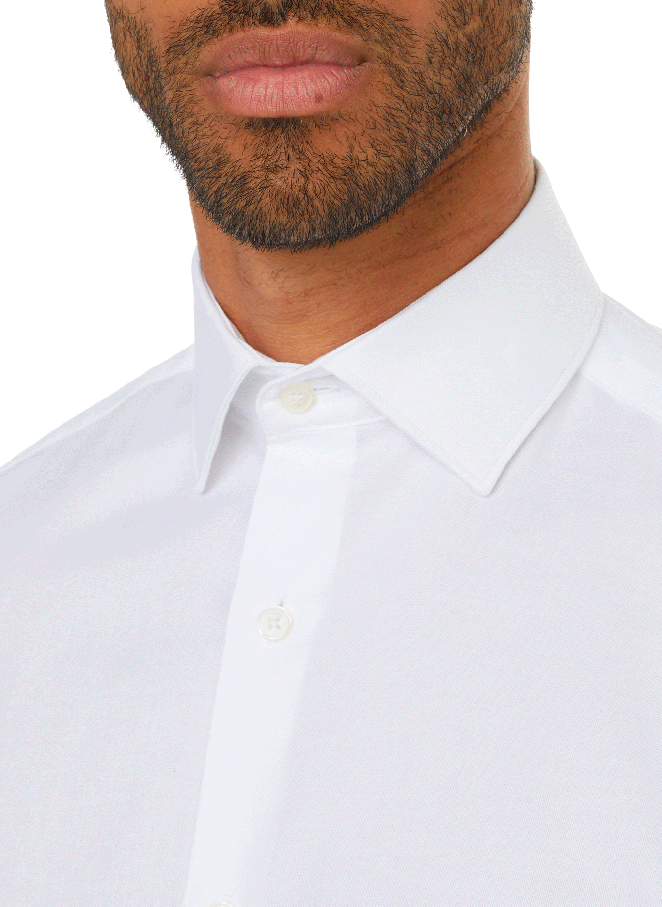 Cotton twill shirt AU PRINTEMPS PARIS White