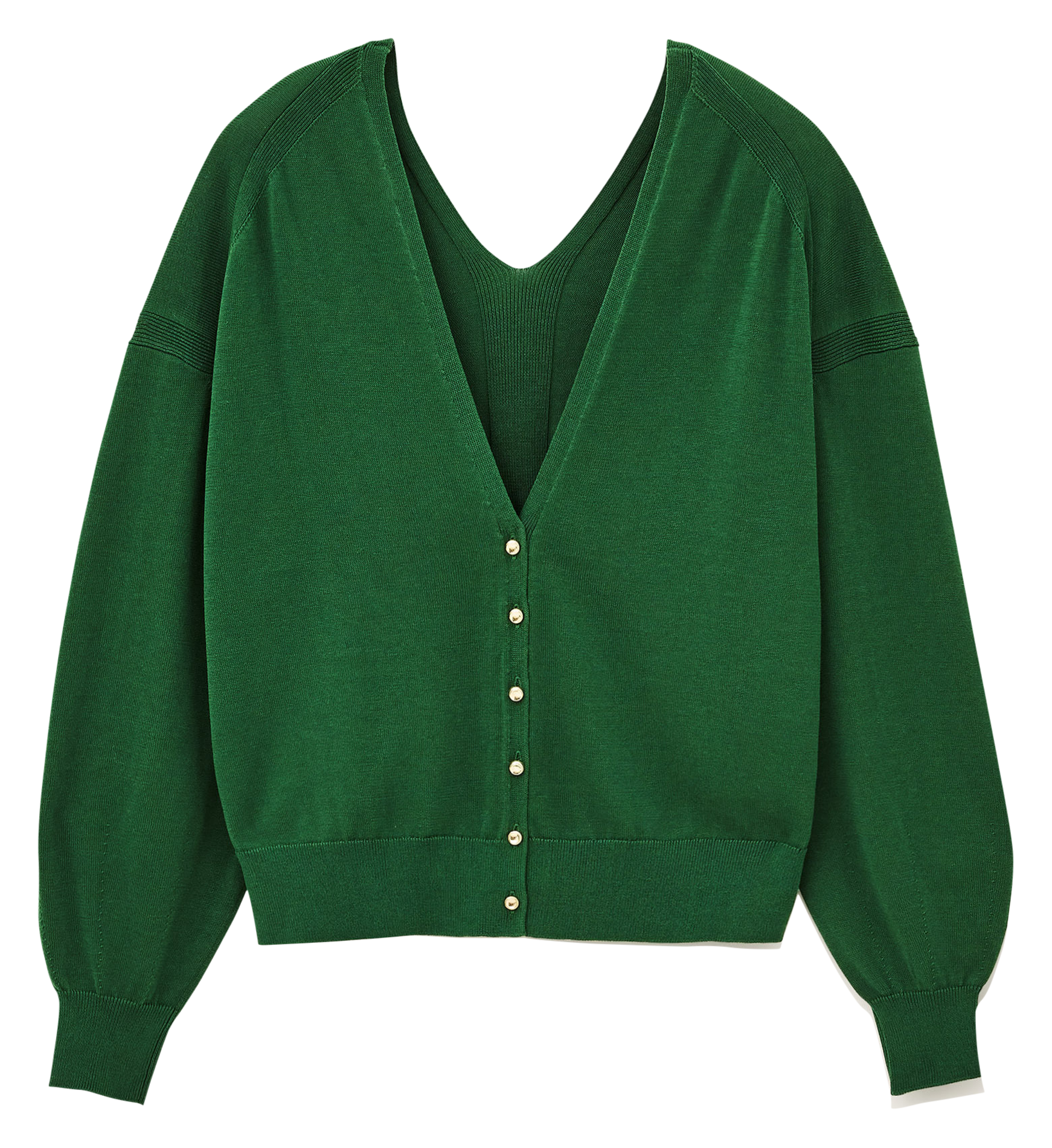 Pull col rond brenda BA&SH Vert