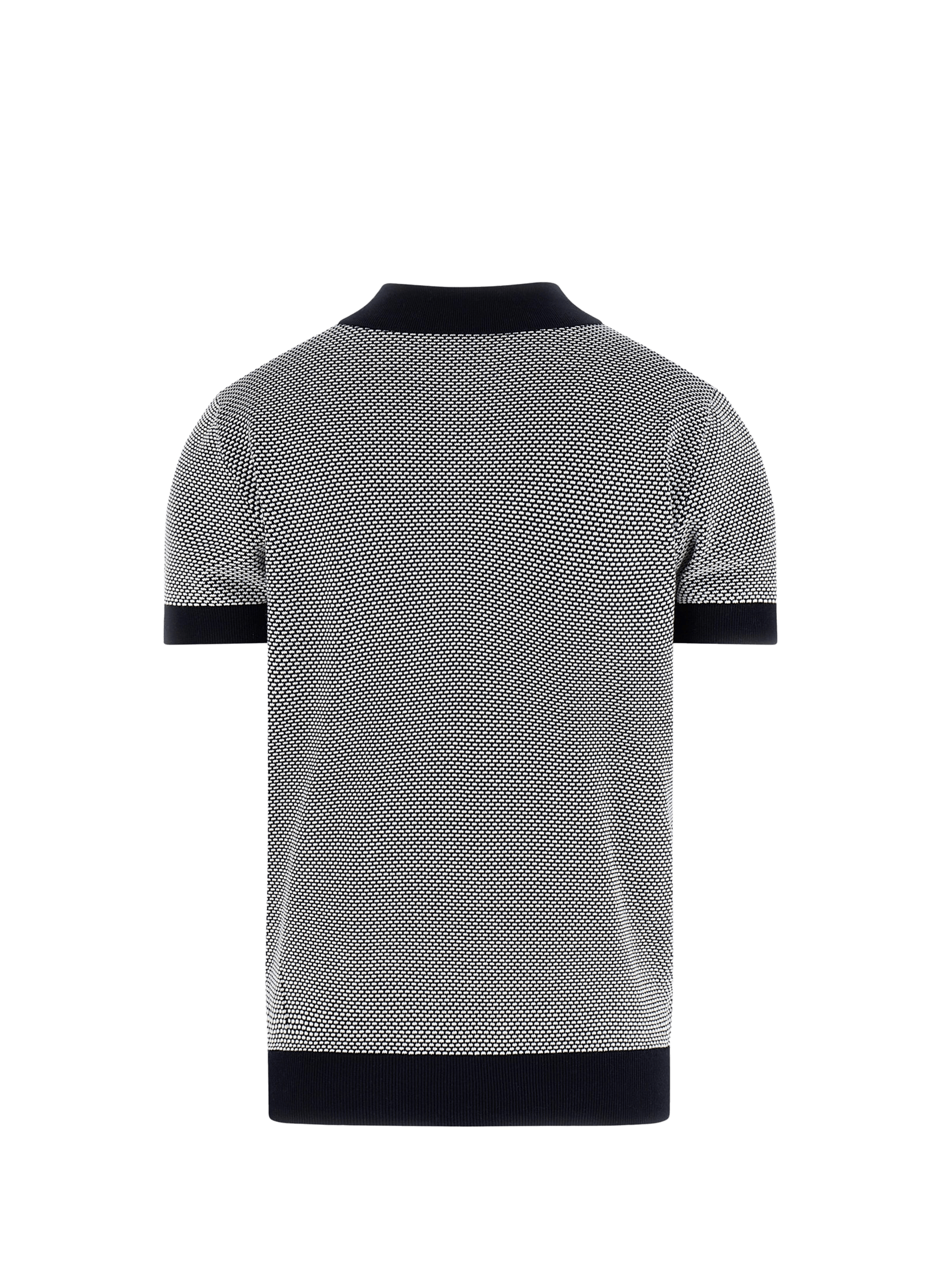 Striped cotton polo shirt GUESS Blue