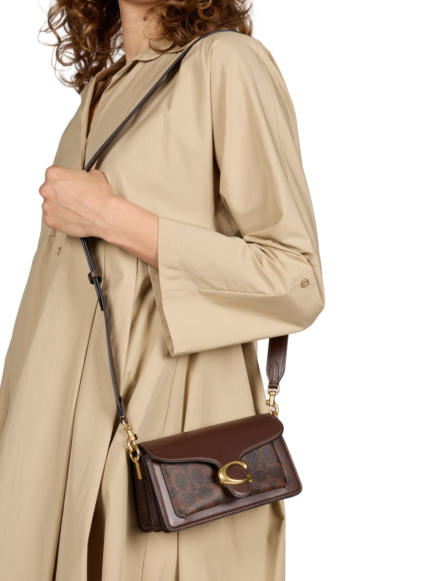 Signature Tabby Shoulder Bag COACH Brown