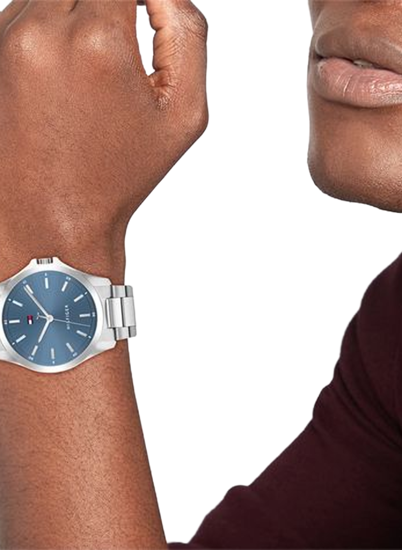 Montre quartz Bruce en acier inoxydable TOMMY HILFIGER MONTRES Argent