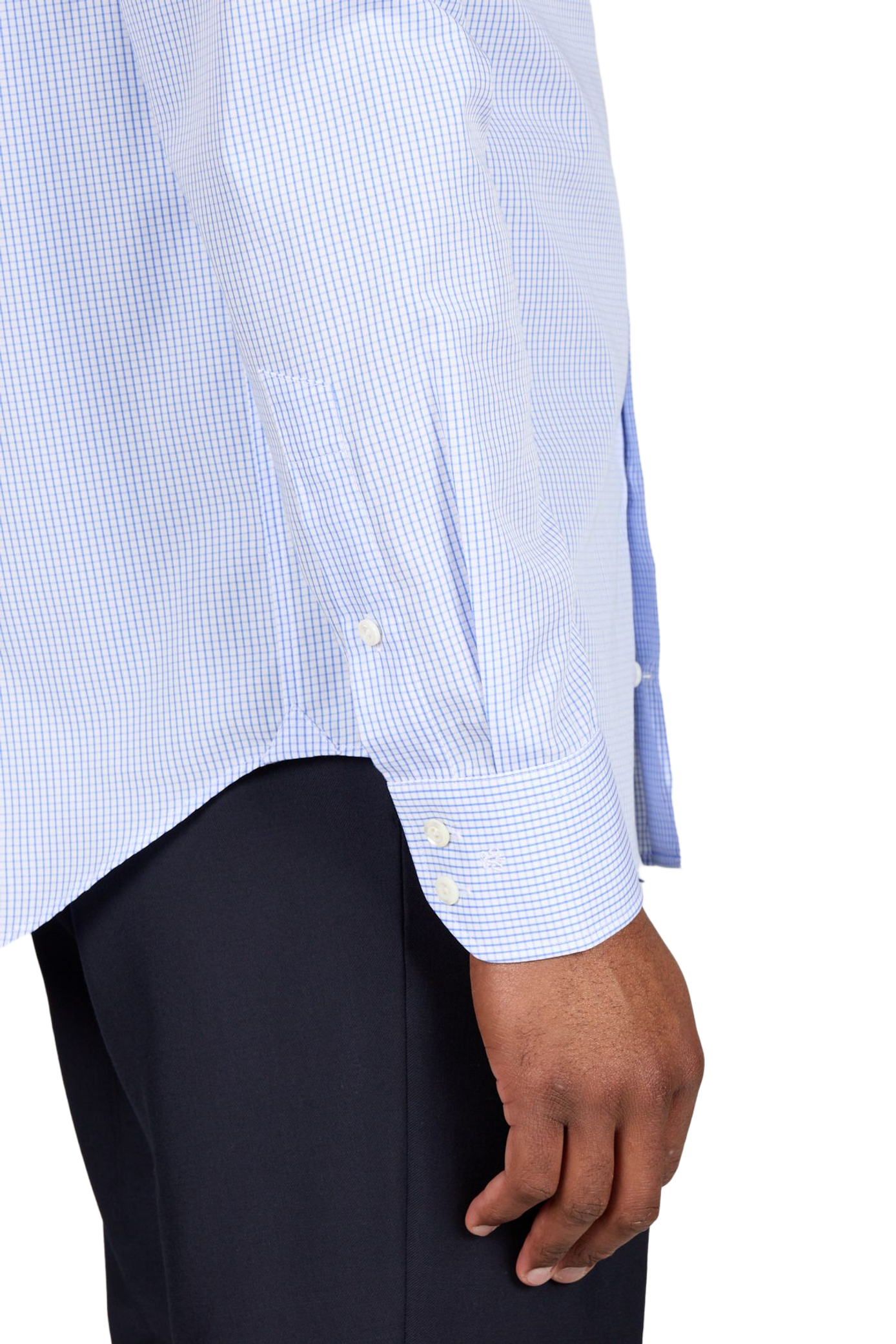 Check cotton Shirt VAN LAACK Blue