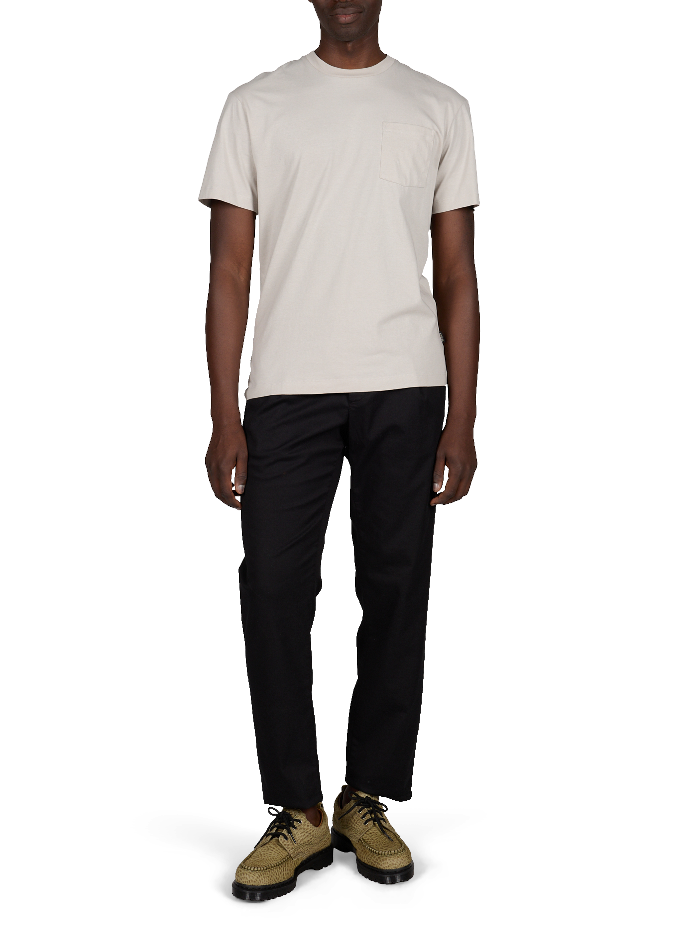 Loose-Fit Cotton Blend Trousers REPLAY Black