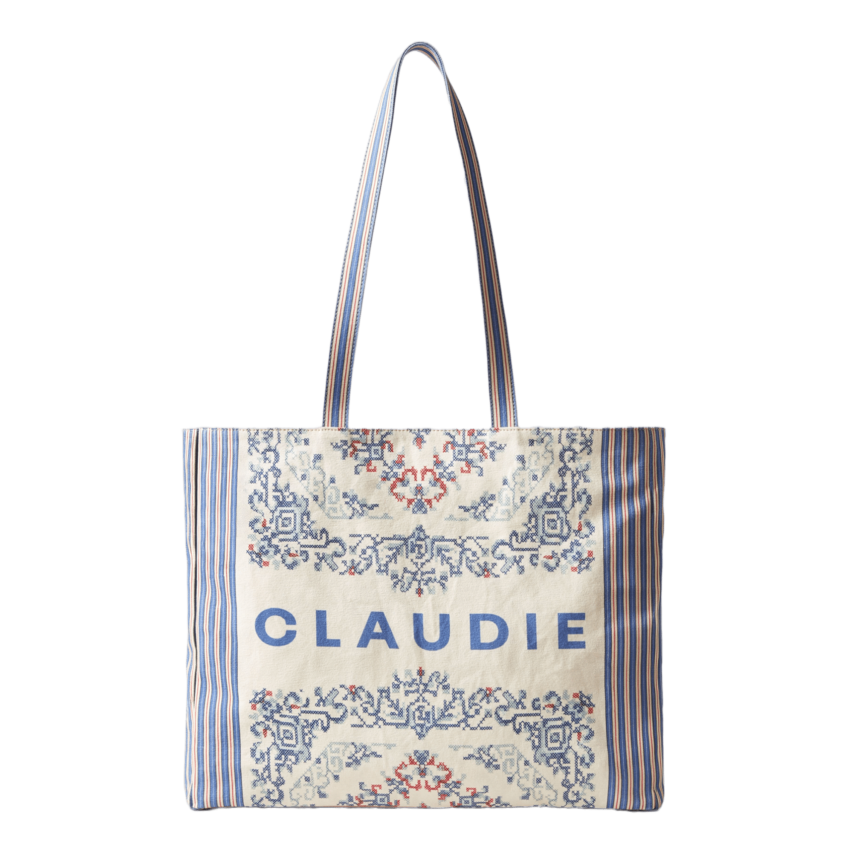 Tote bag imprimé en coton anora CLAUDIE PIERLOT Multicolore