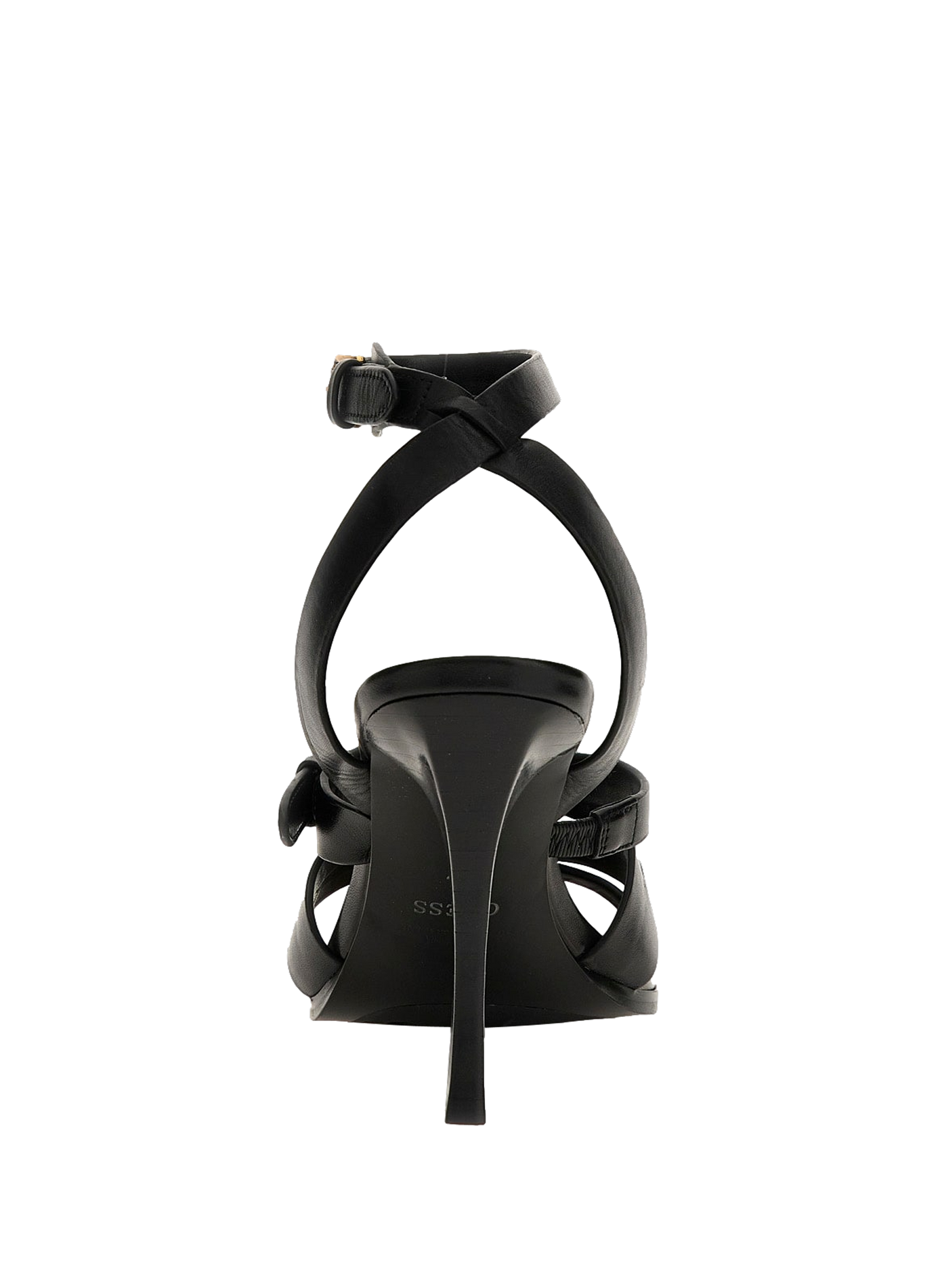 Sandali Radela in pelle di vacchetta. GUESS Nero