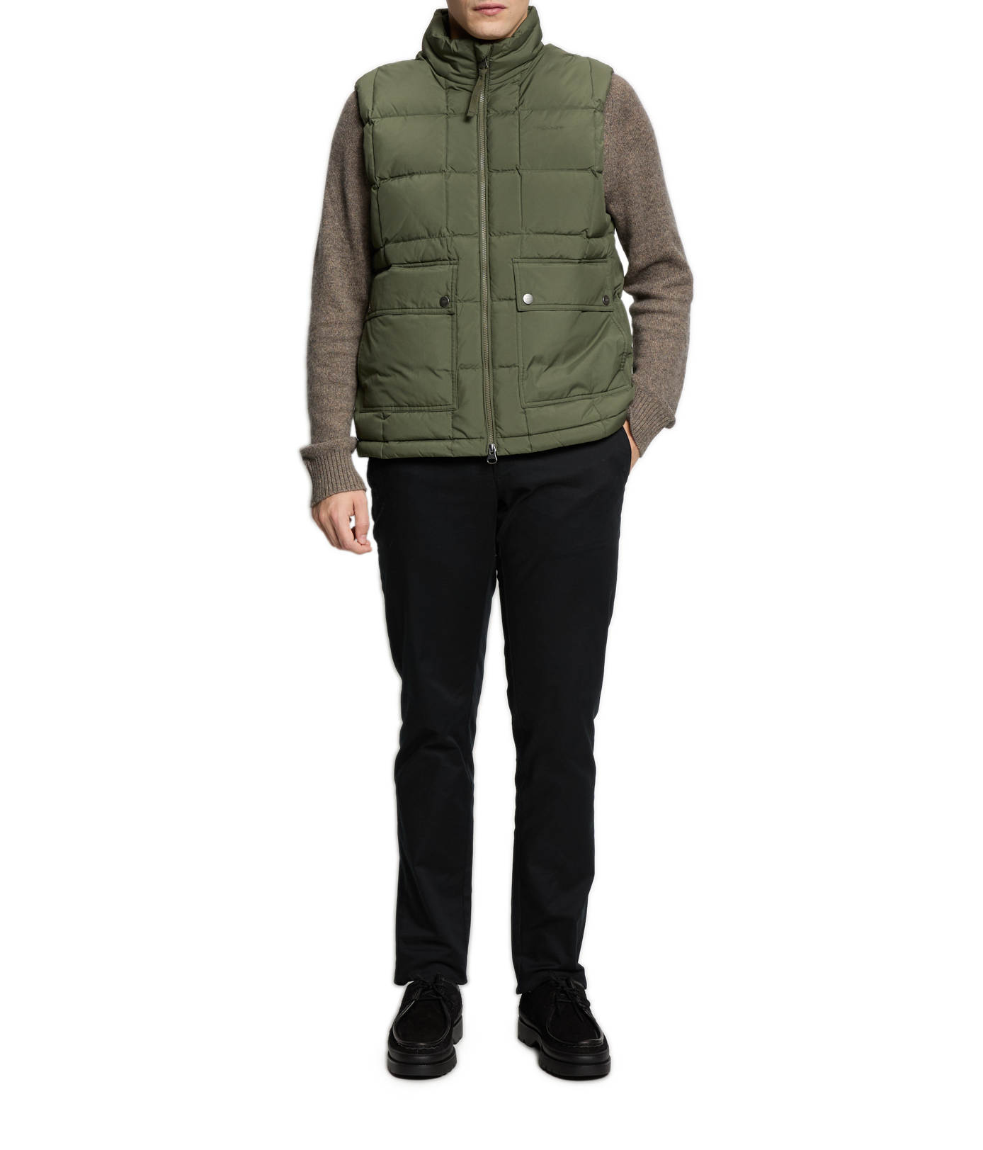 Calfskin leather lace-up loafers KLEMAN Black