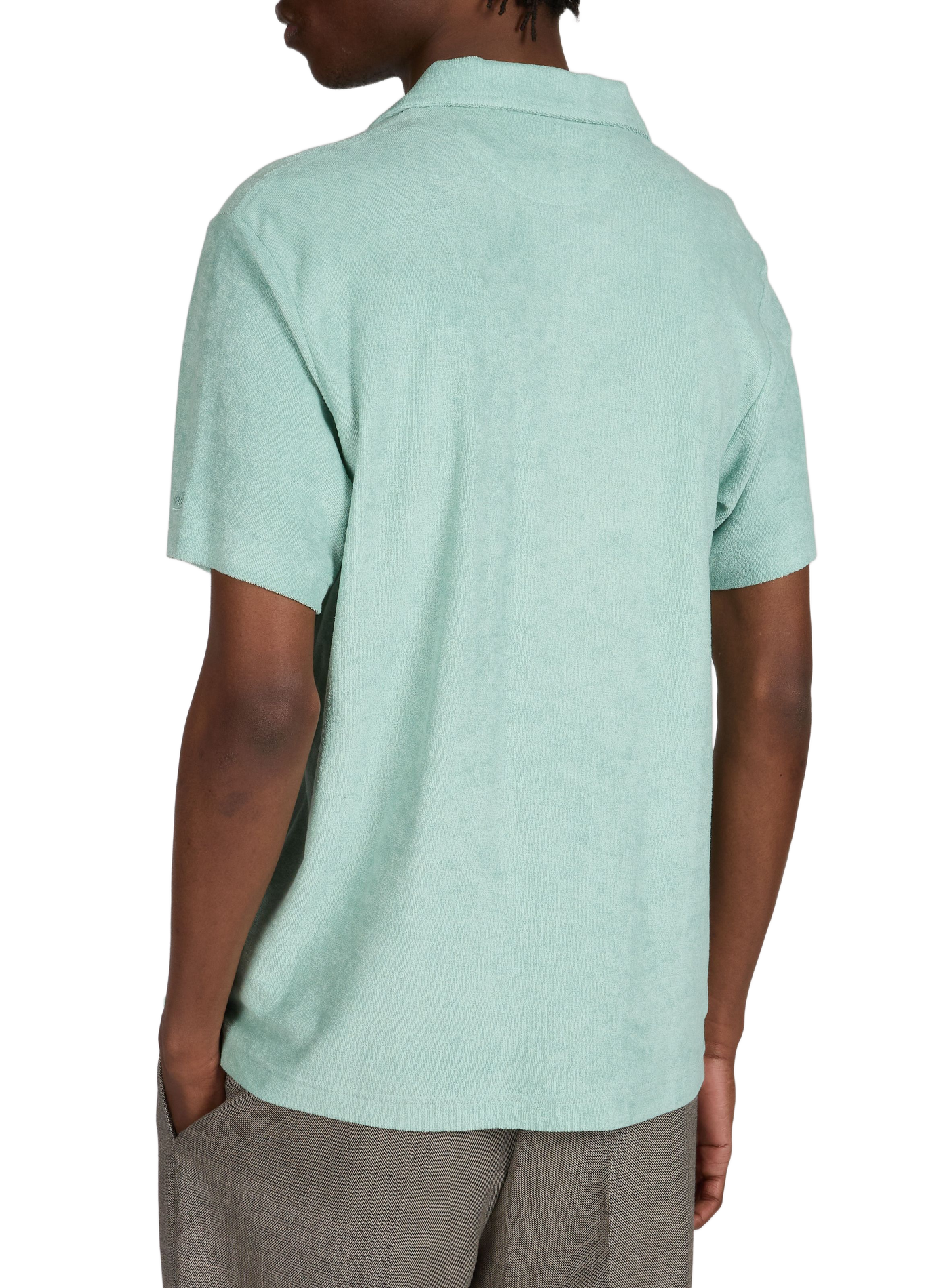 Short sleeve terry cloth polo Jeremy MC2 SAINT BARTH Green
