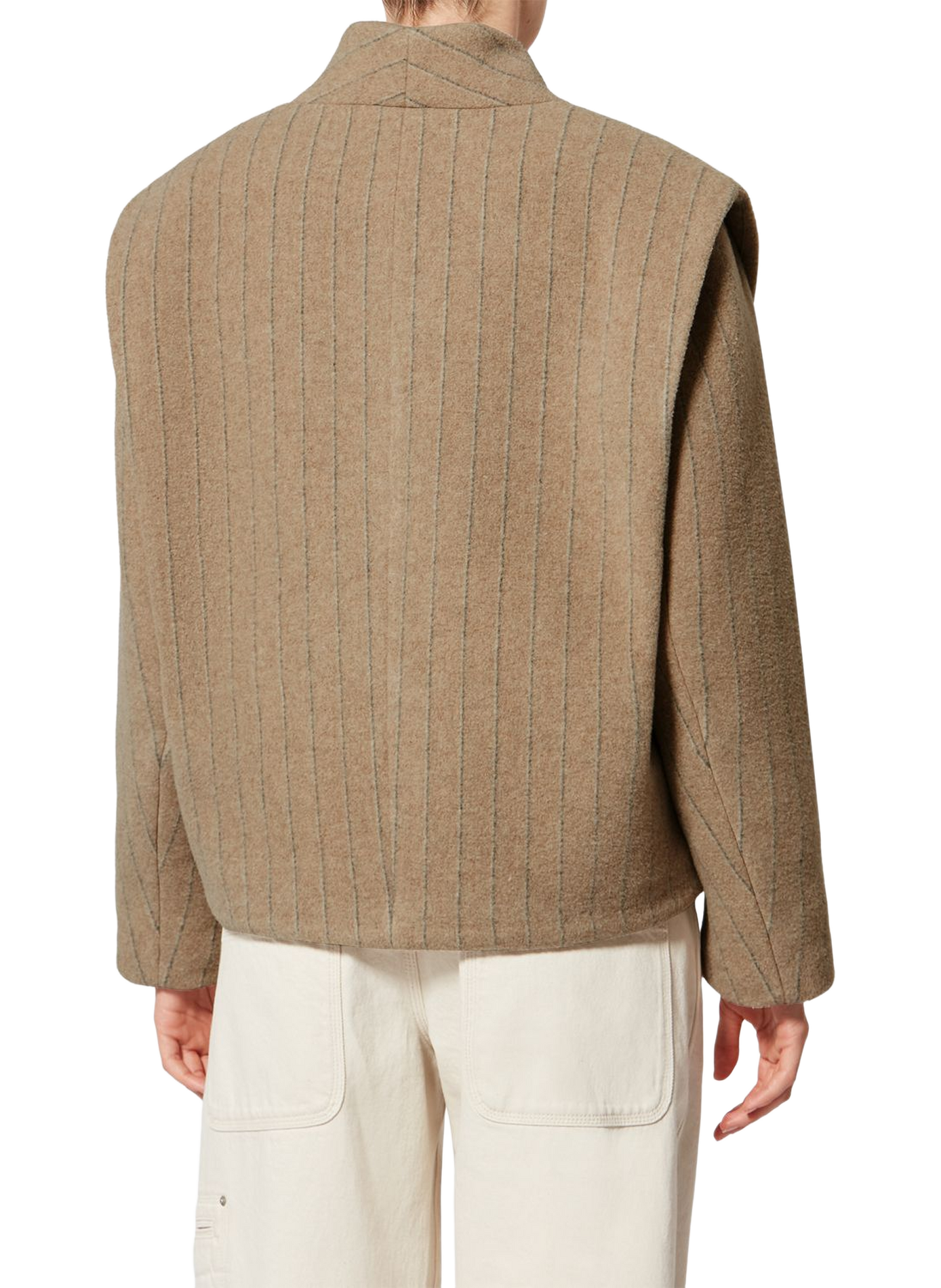 Kurzmantel aus Wolle von Dyogo ISABEL MARANT Braun