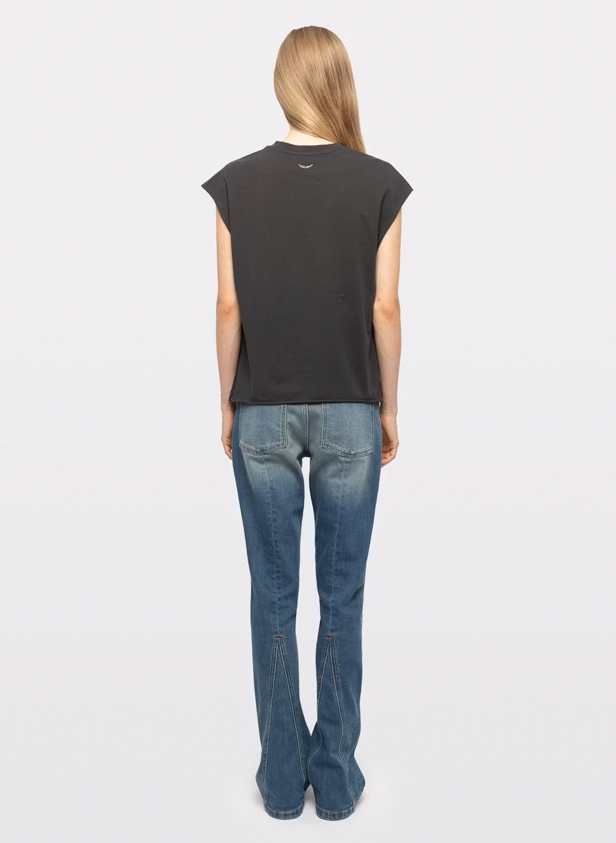 T-shirt droit en coton cloe ZADIG&VOLTAIRE Gris