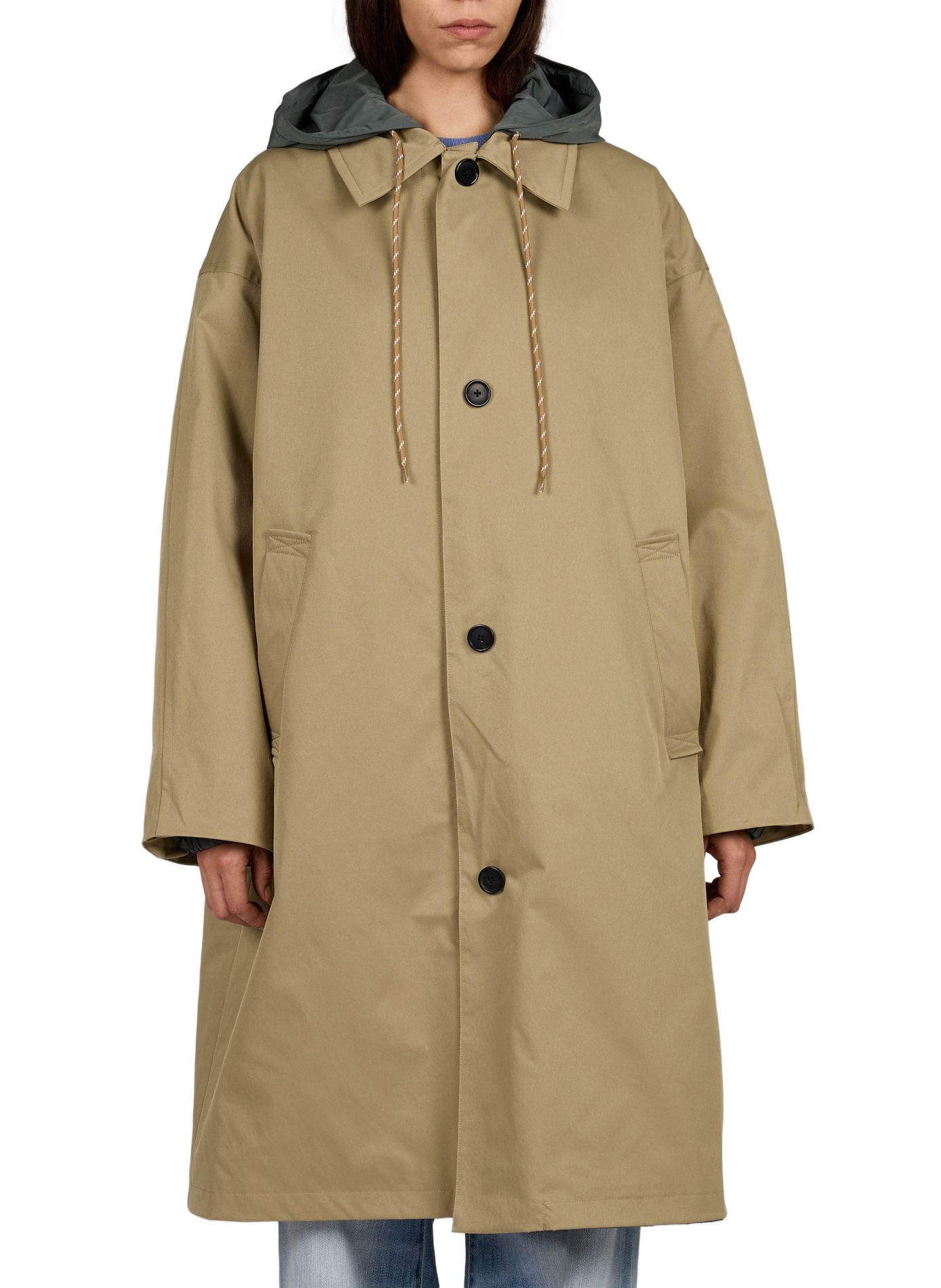 Oversize Parka mit Kapuze BELLEROSE Beige