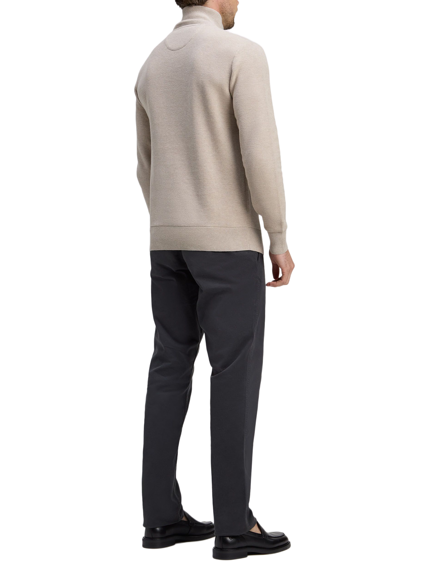 Pantalon chino droit en coton mélangé EDEN PARK Khaki