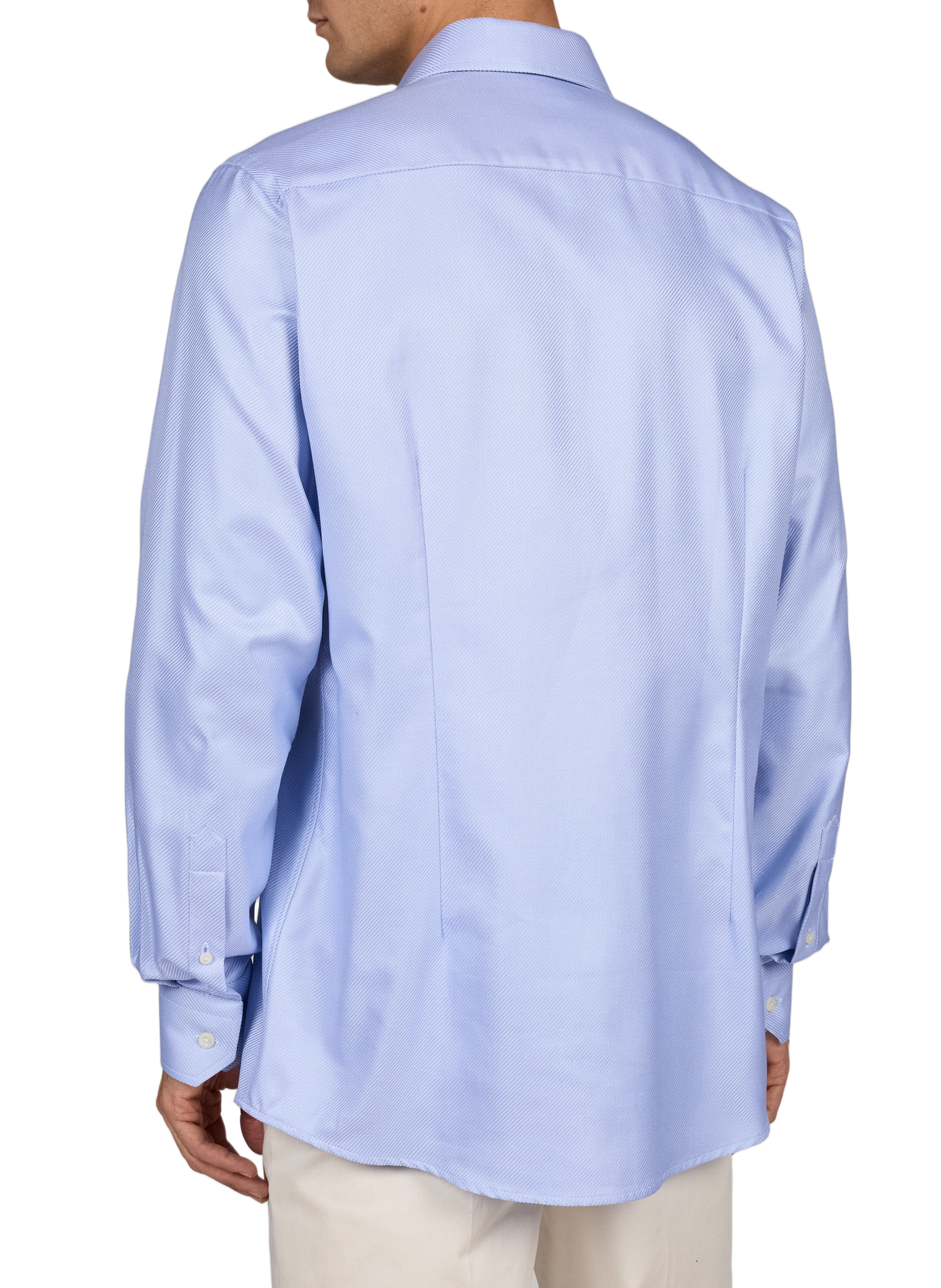 Straight classic collar shirt in cotton ETON Blue