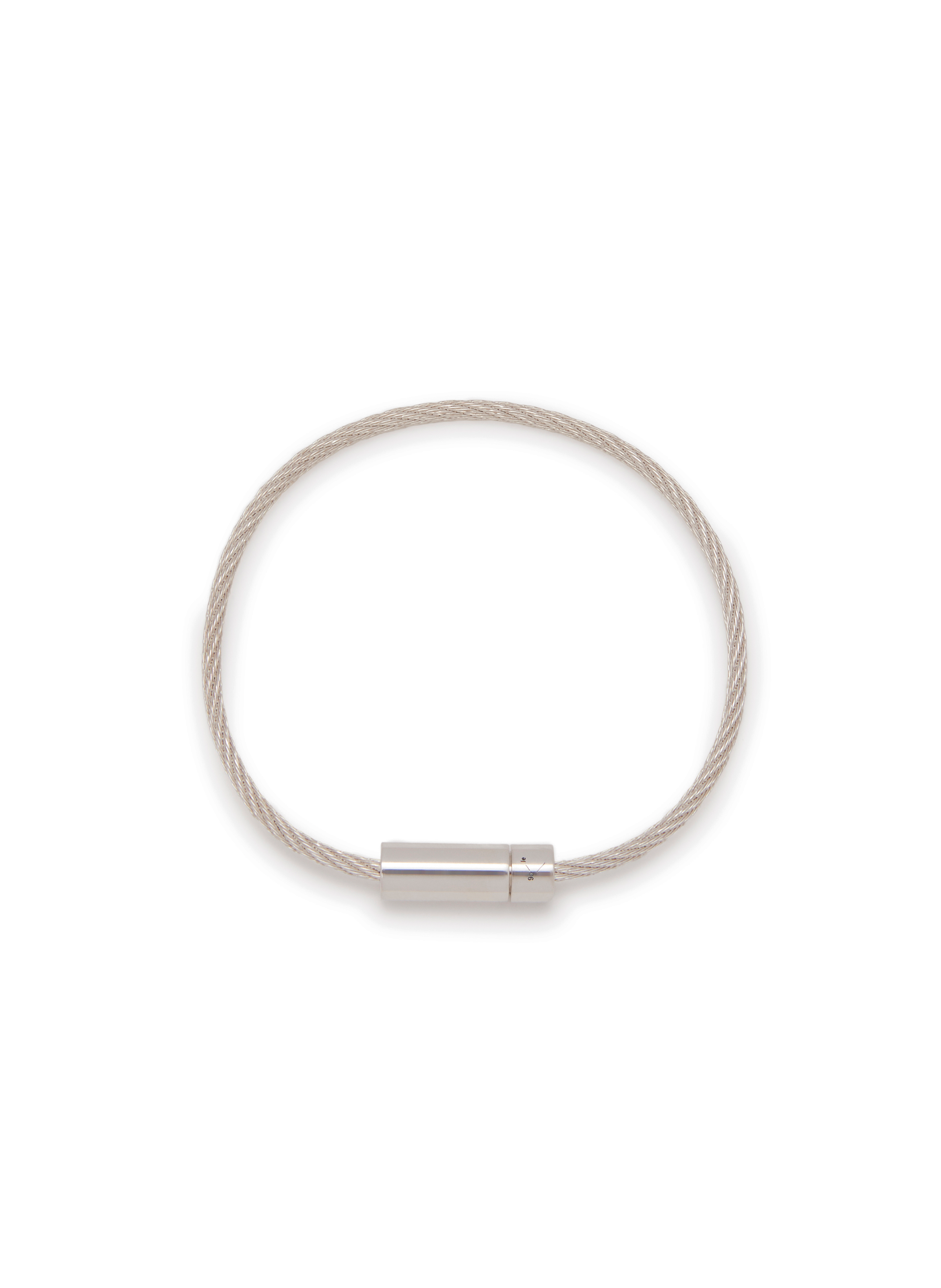 LE GRAMME ?Le 9 Grammes? Silver Cable Bracelet Silver