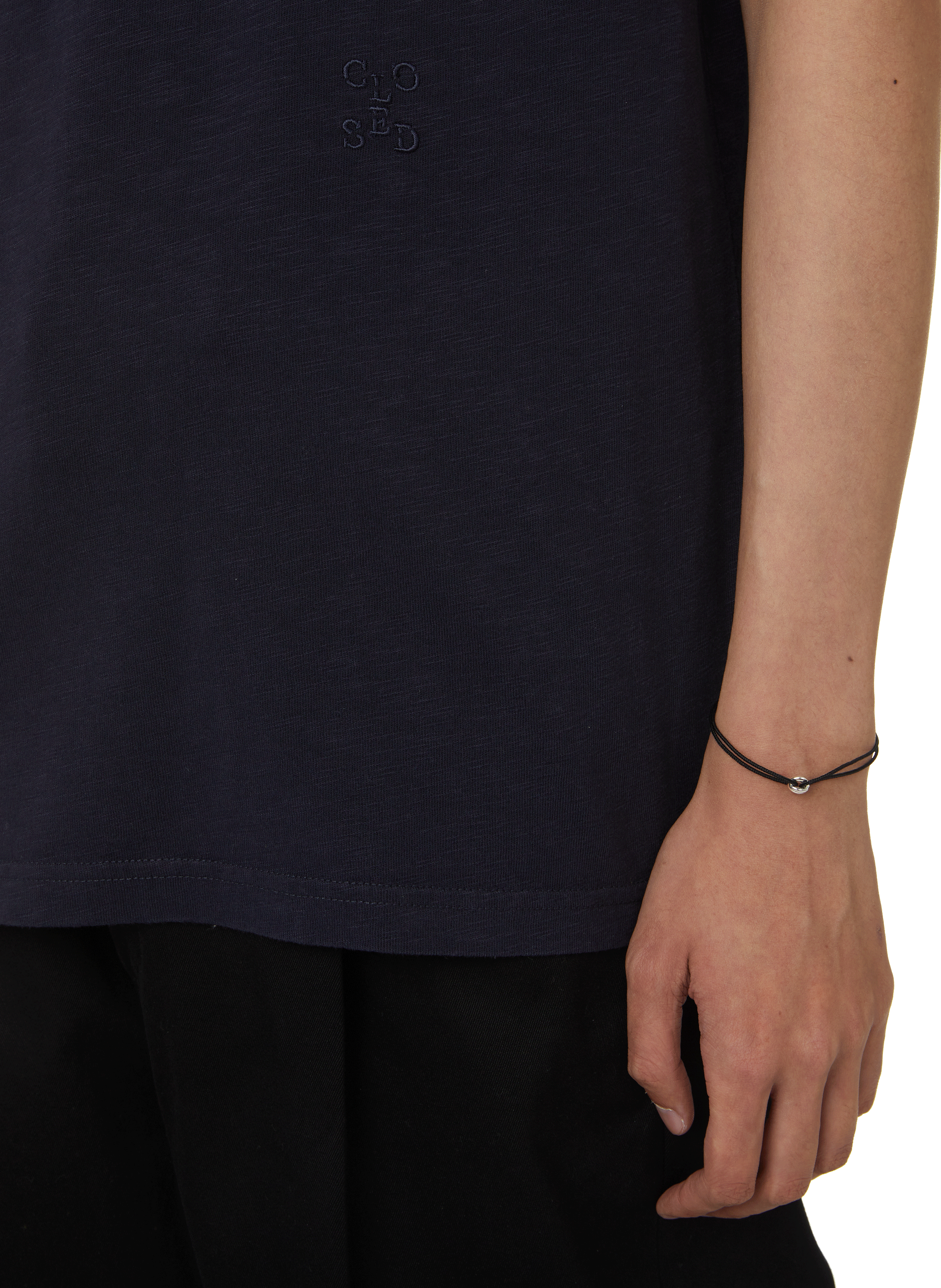 Camiseta de algodón CLOSED Azul