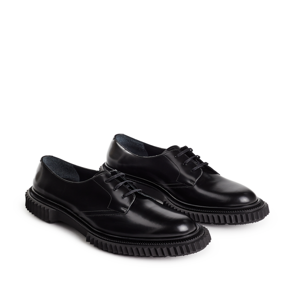 Shop Adieu Type 202 Leather Derby Shoes In Black