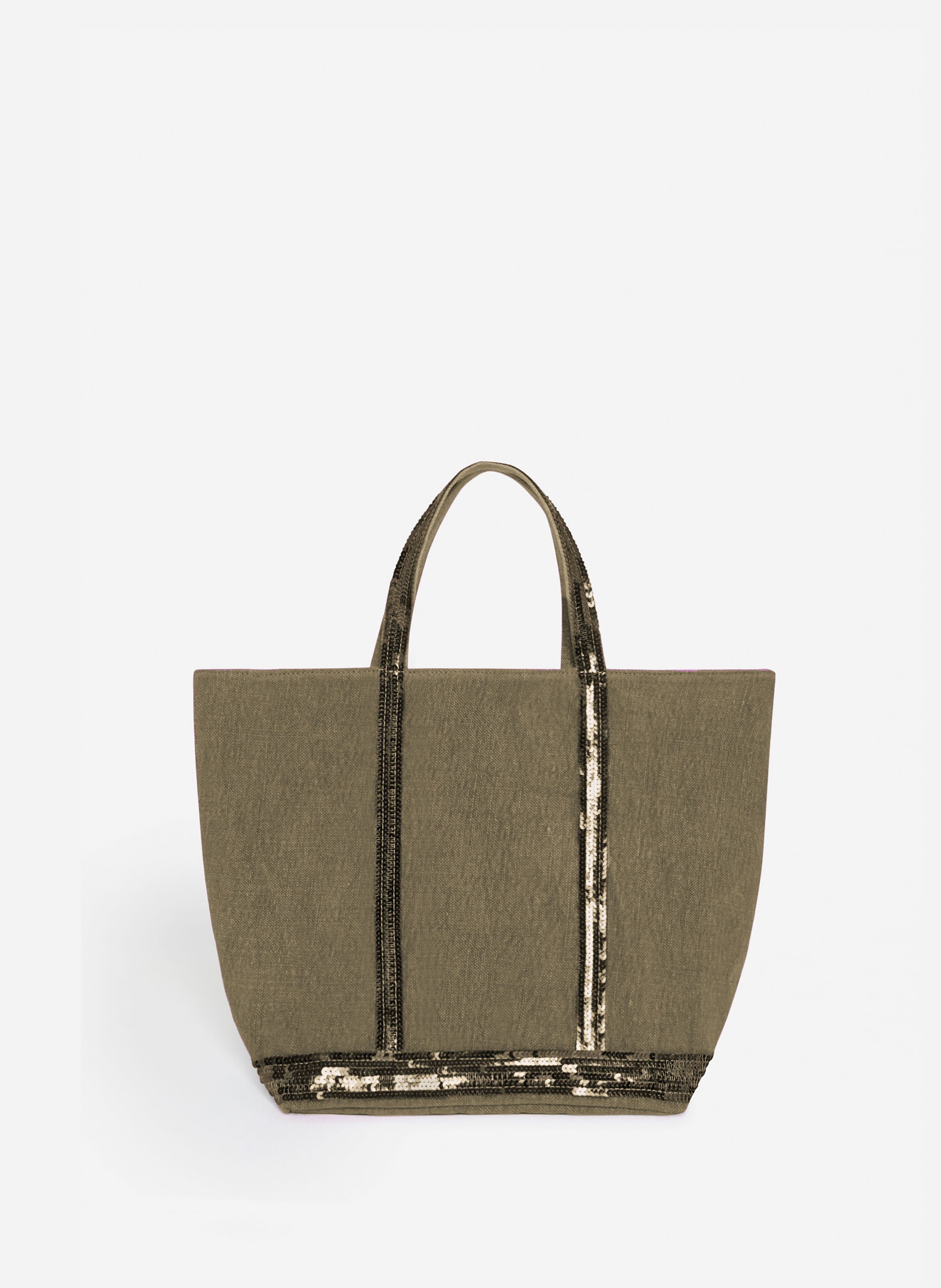 Cabas m en lin VANESSA BRUNO Kaki