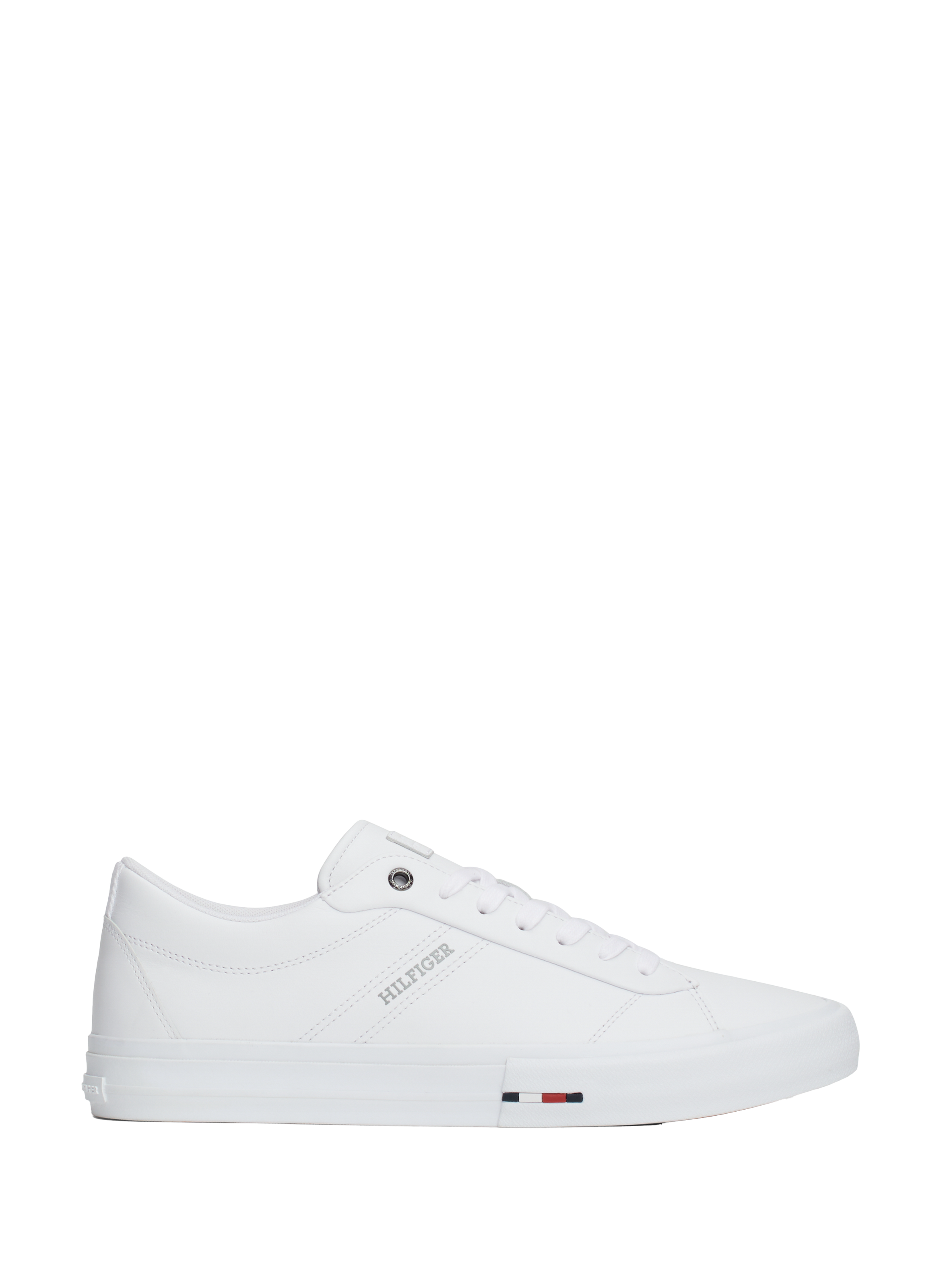 TOMMY HILFIGER Leather sneakers White