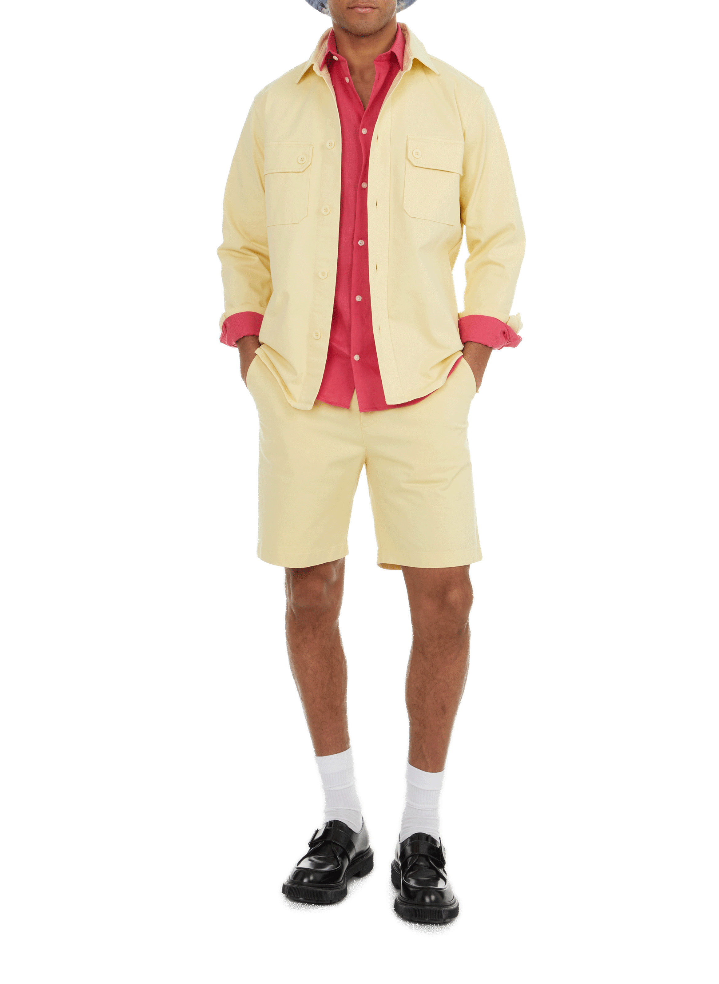 Cotton shorts  SAISON 1865 Yellow