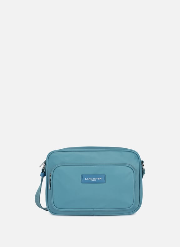 Grand sac trotteur - basic vita Bleu by LANCASTER LANCASTER Grand sac trotteur - basic vita Bleu