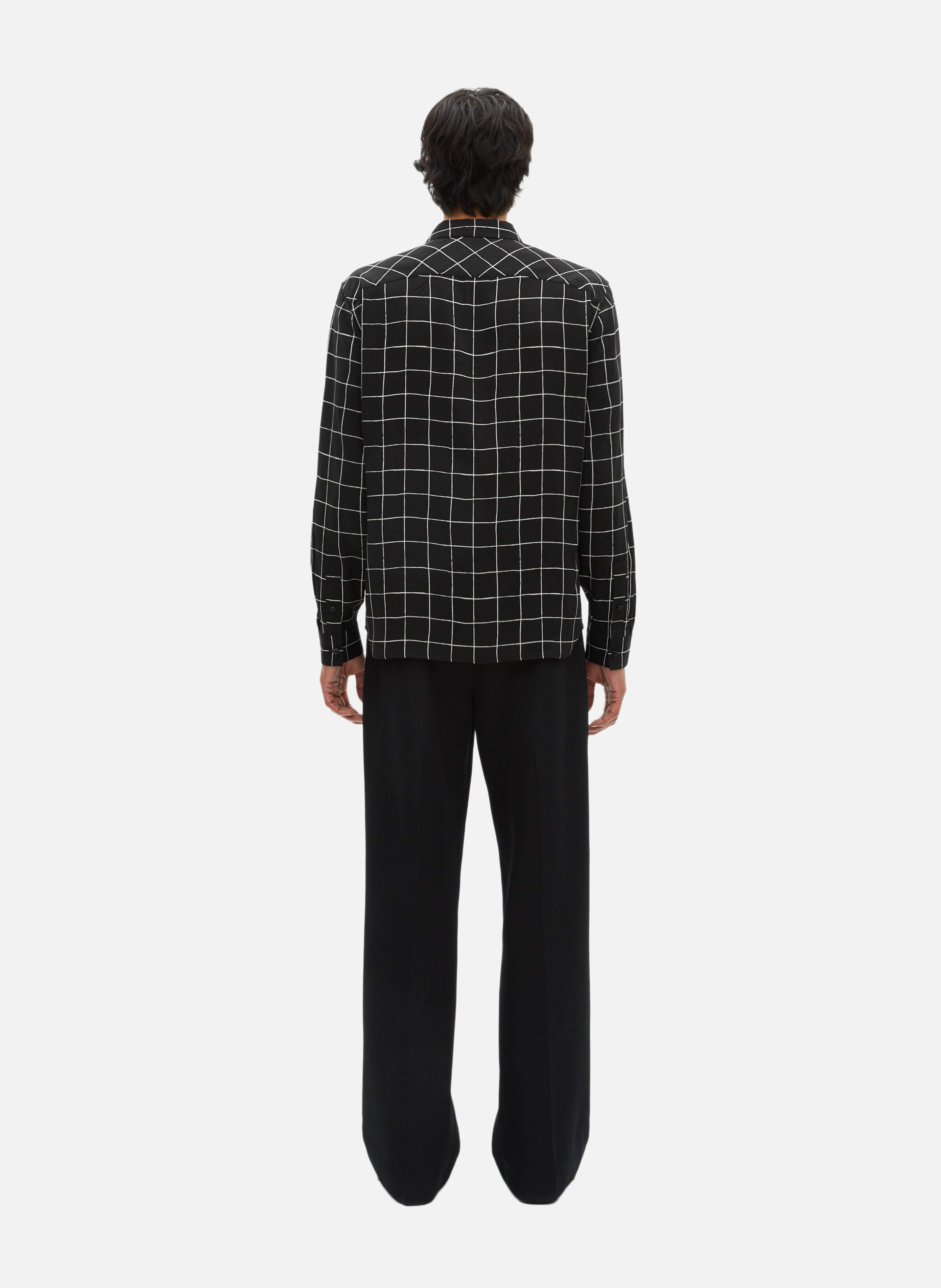 Chemise à carreaux THE KOOPLES Noir