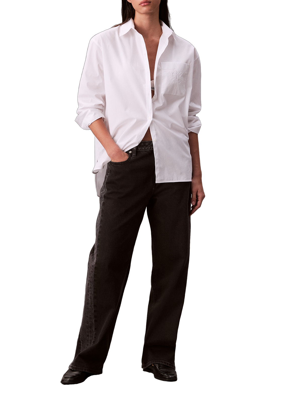 Straight shirt CALVIN KLEIN White