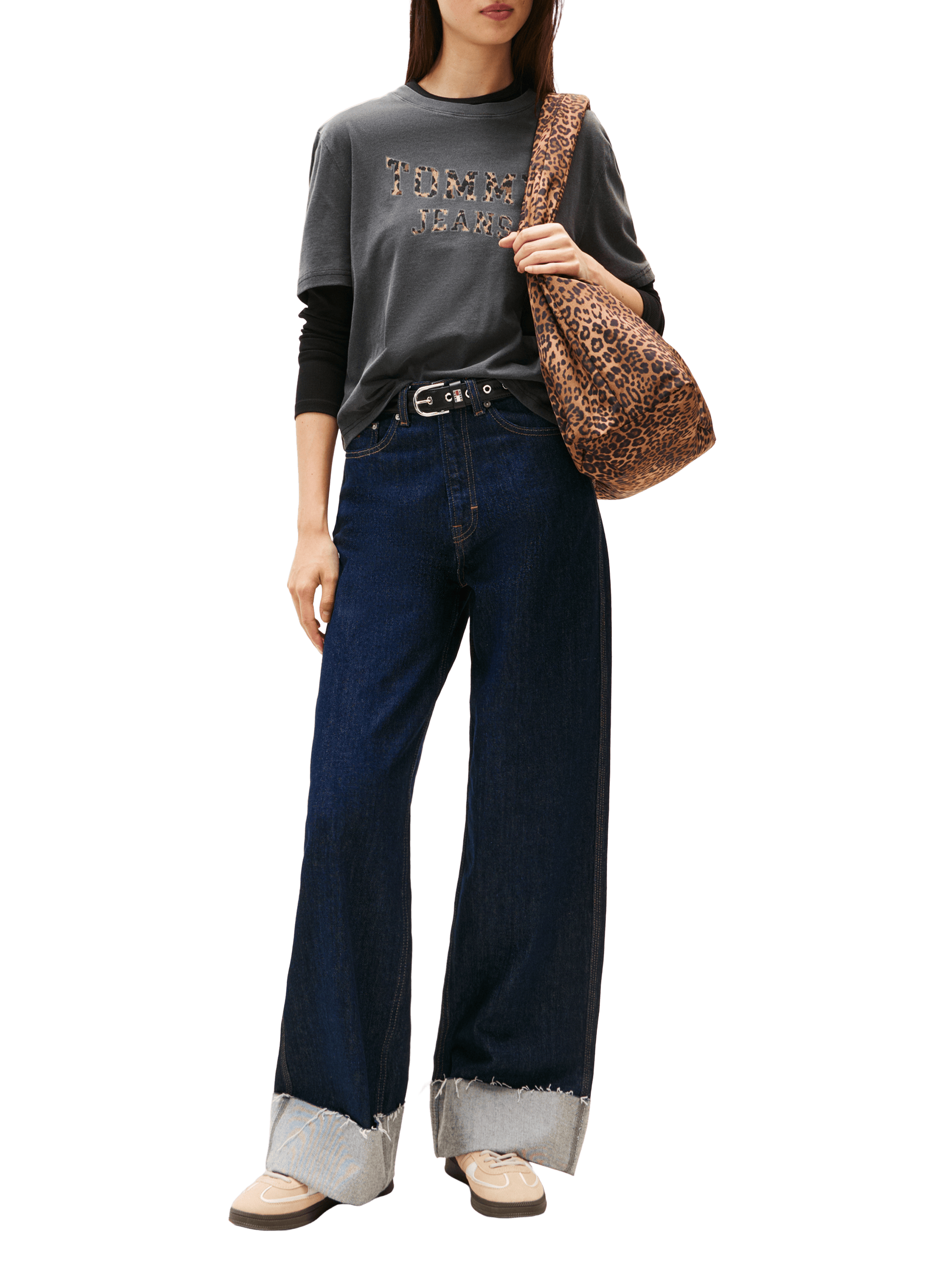 Classic Cotton T-Shirt TOMMY HILFIGER Black