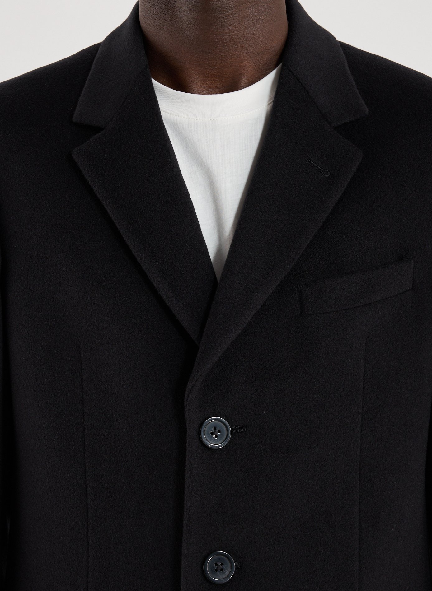 Cashmere coat EMPORIO ARMANI Blue