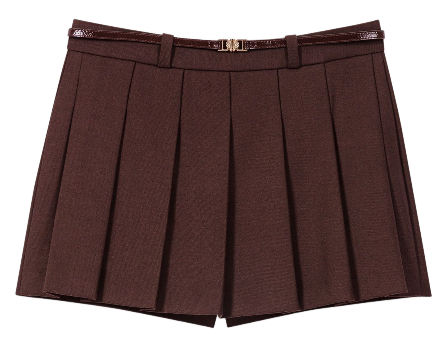 Jupe courte MAJE Marron