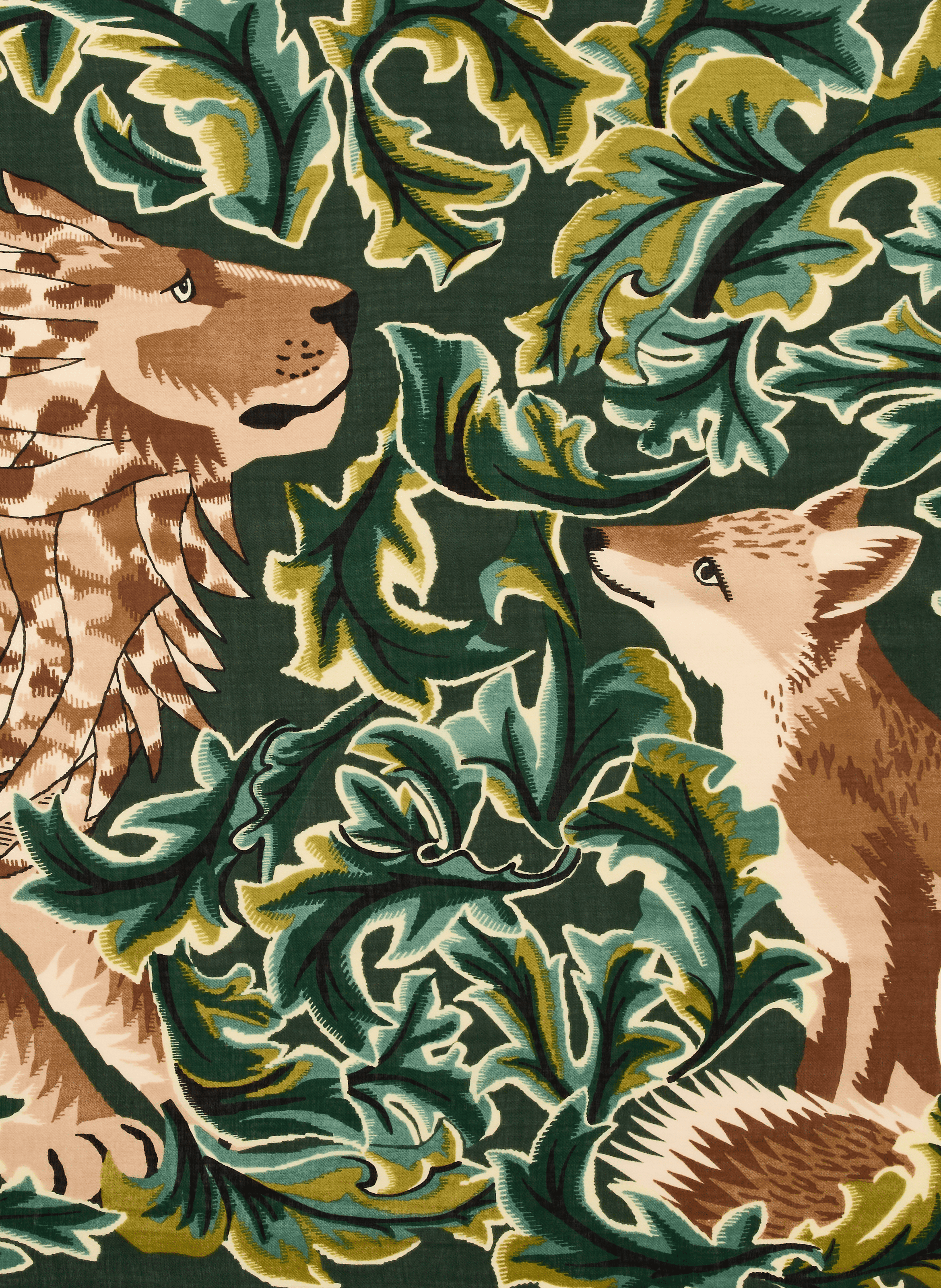 Echarpe imprimé en laine INOUITOOSH Multicolore