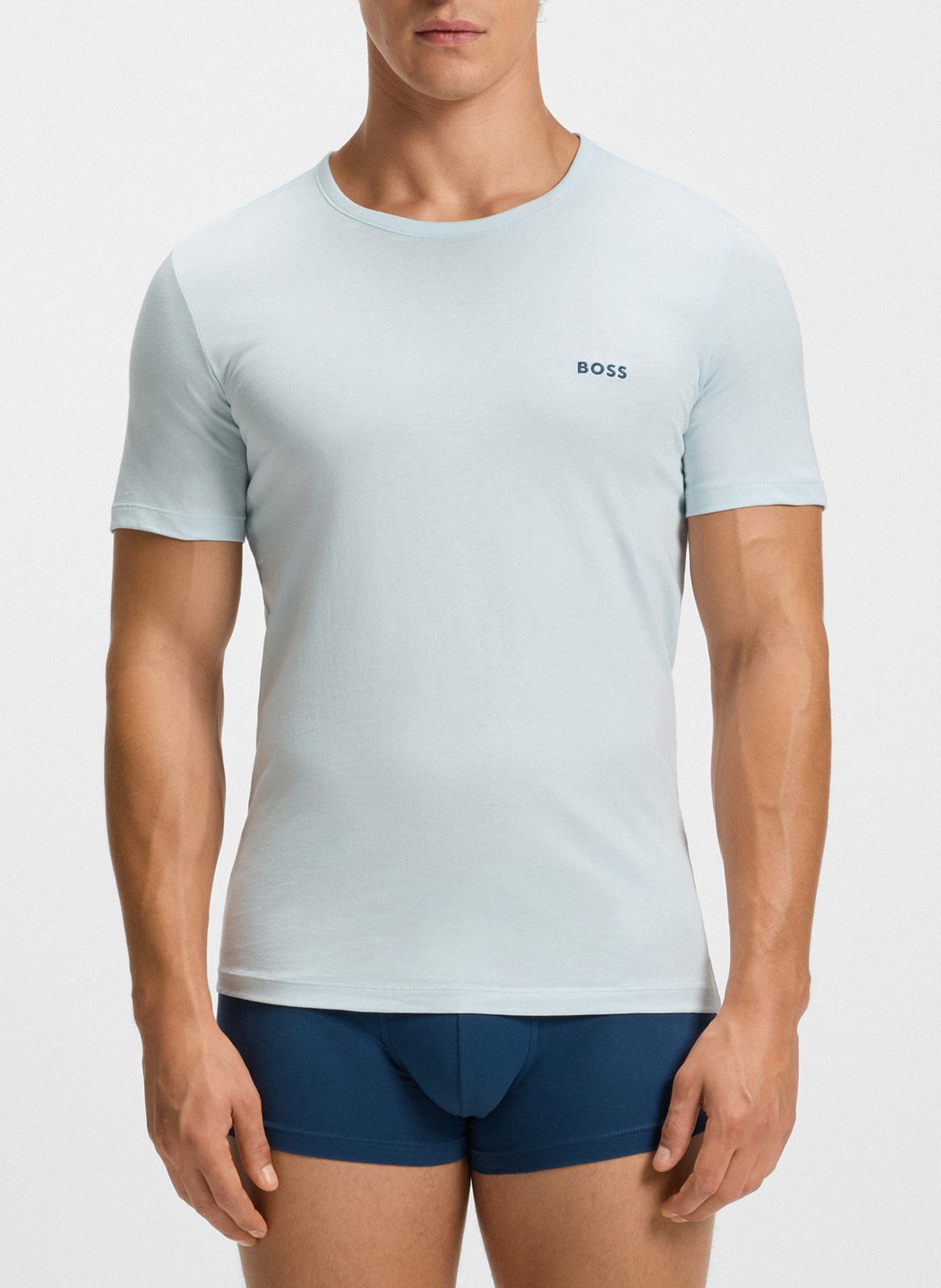 Lot de 3 tee-shirts ajustés en coton BOSS Multicolore