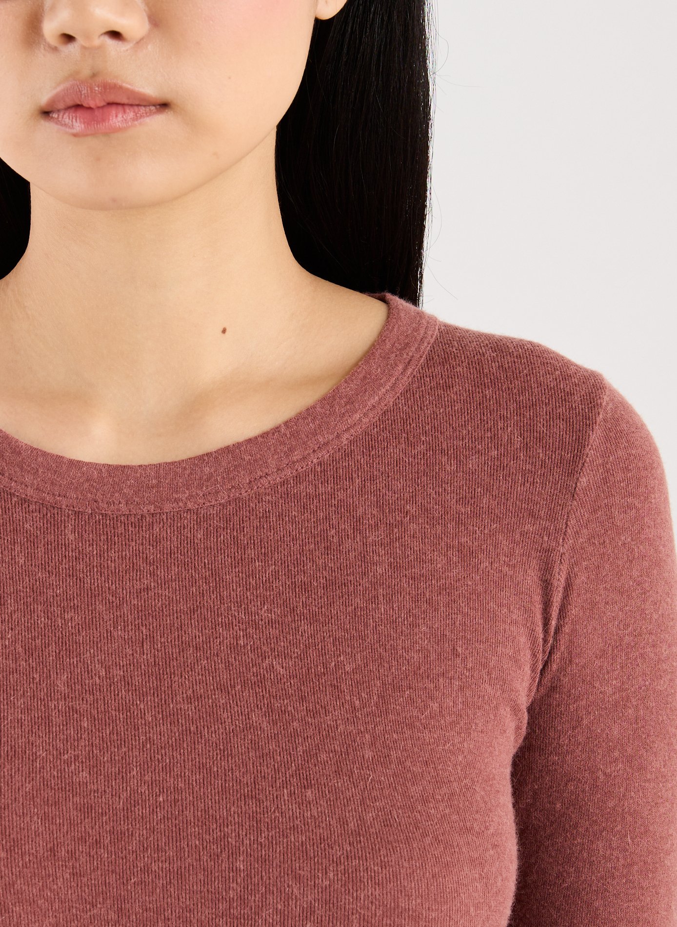 Long round neck T-shirt RICK OWENS Pink