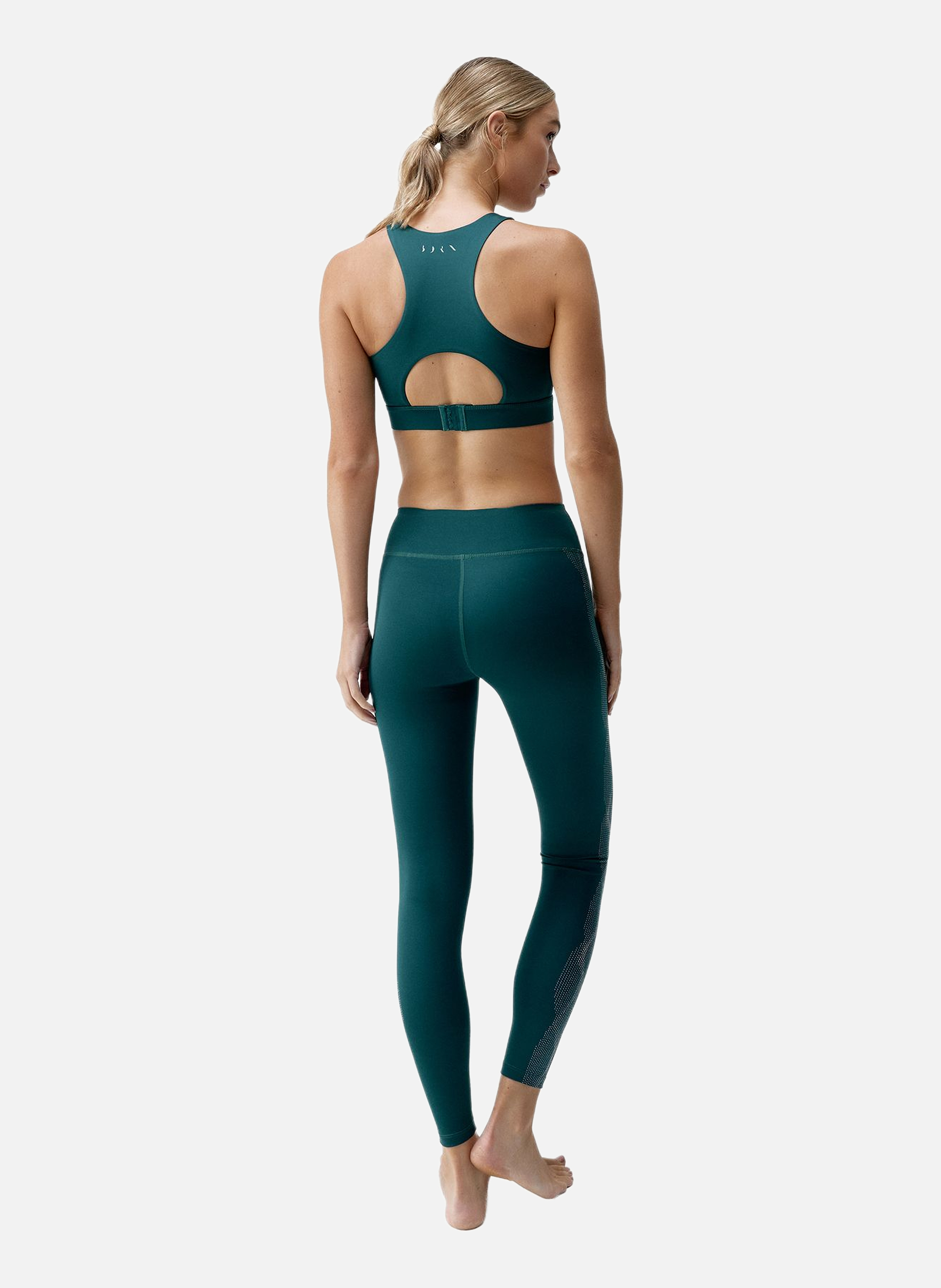 Legging de sport long performance kishi BORN LIVING YOGA Vert