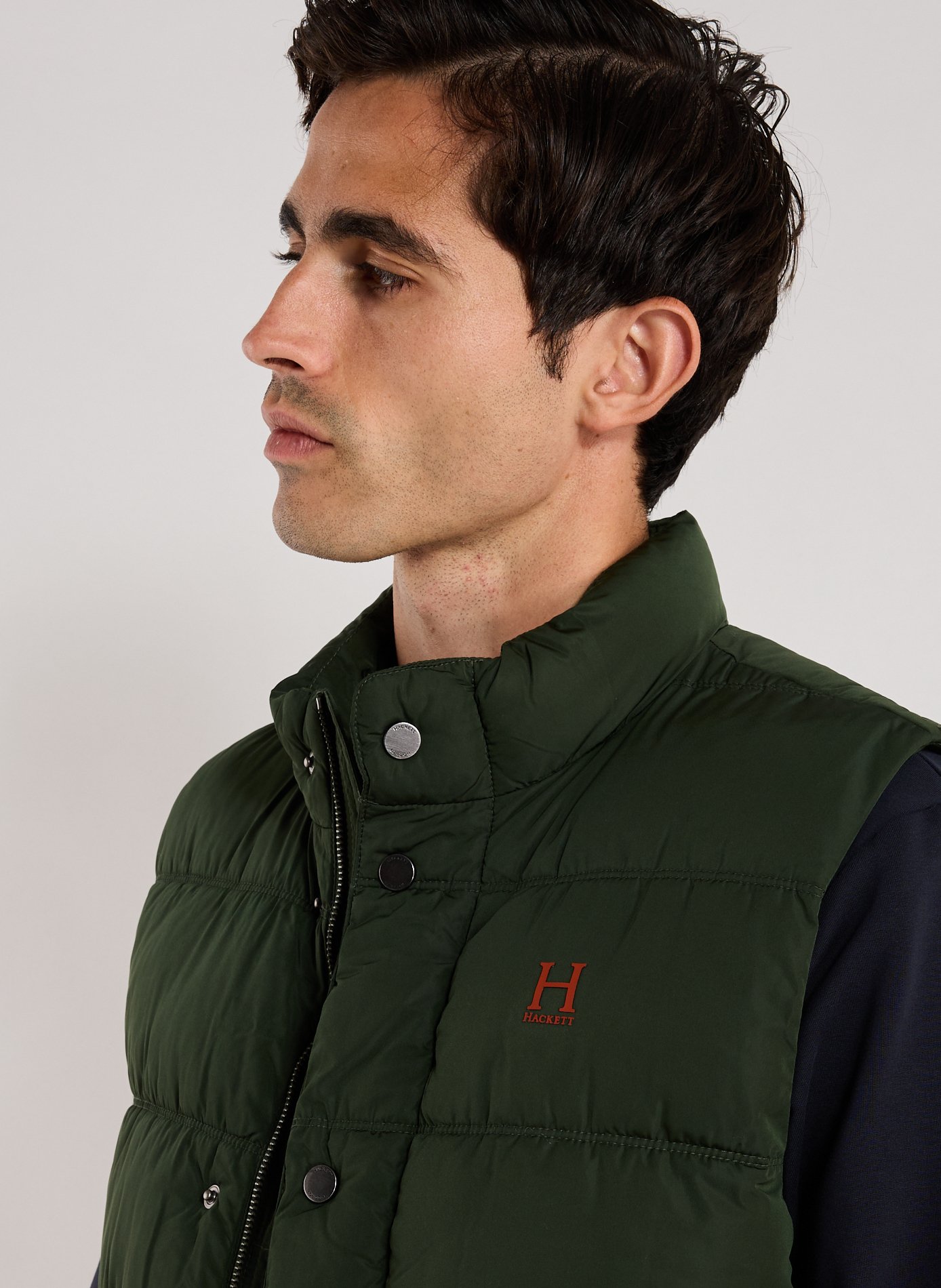 Padded gilet HACKETT Green