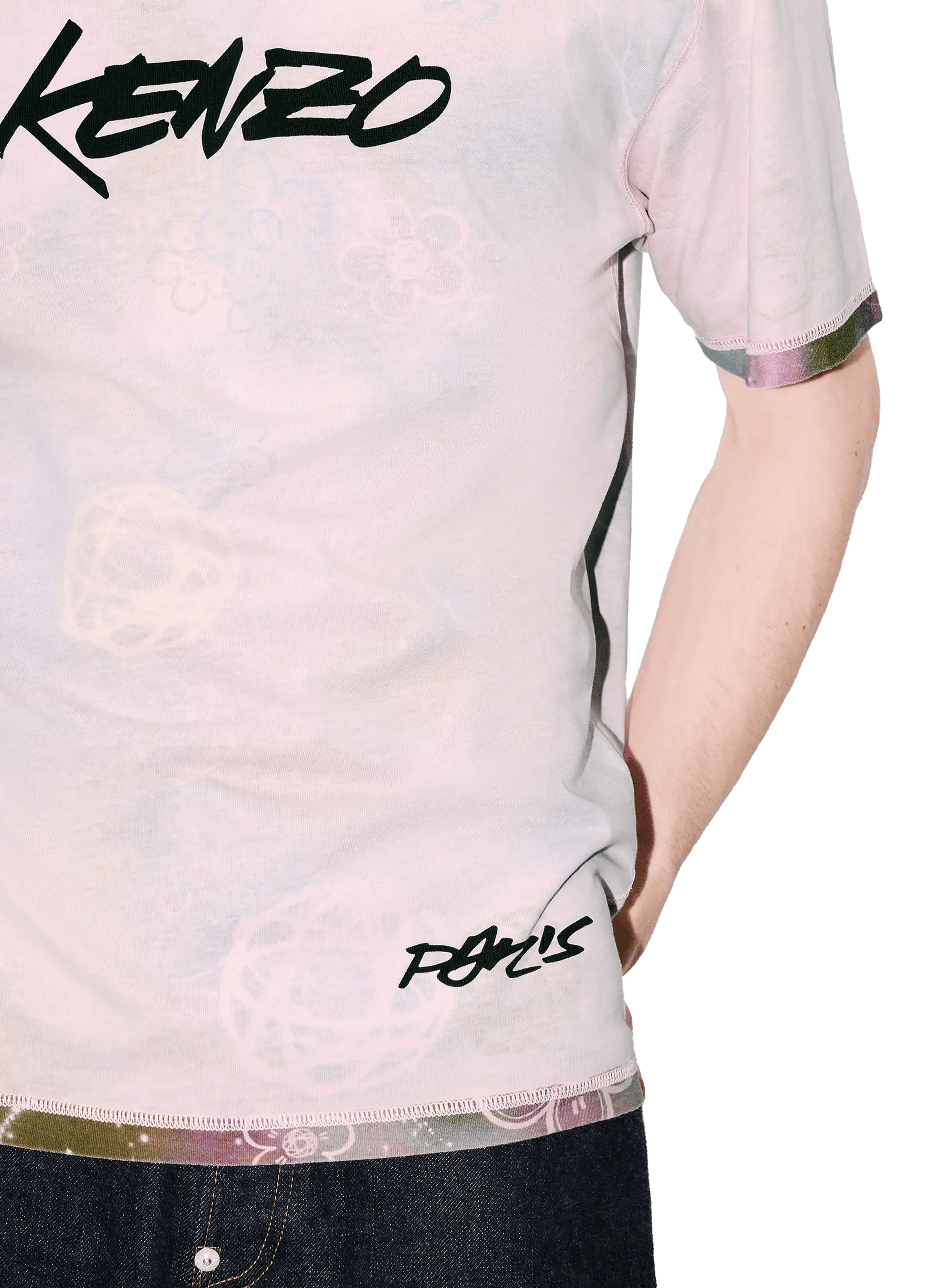 Printed T-shirt KENZO Pink