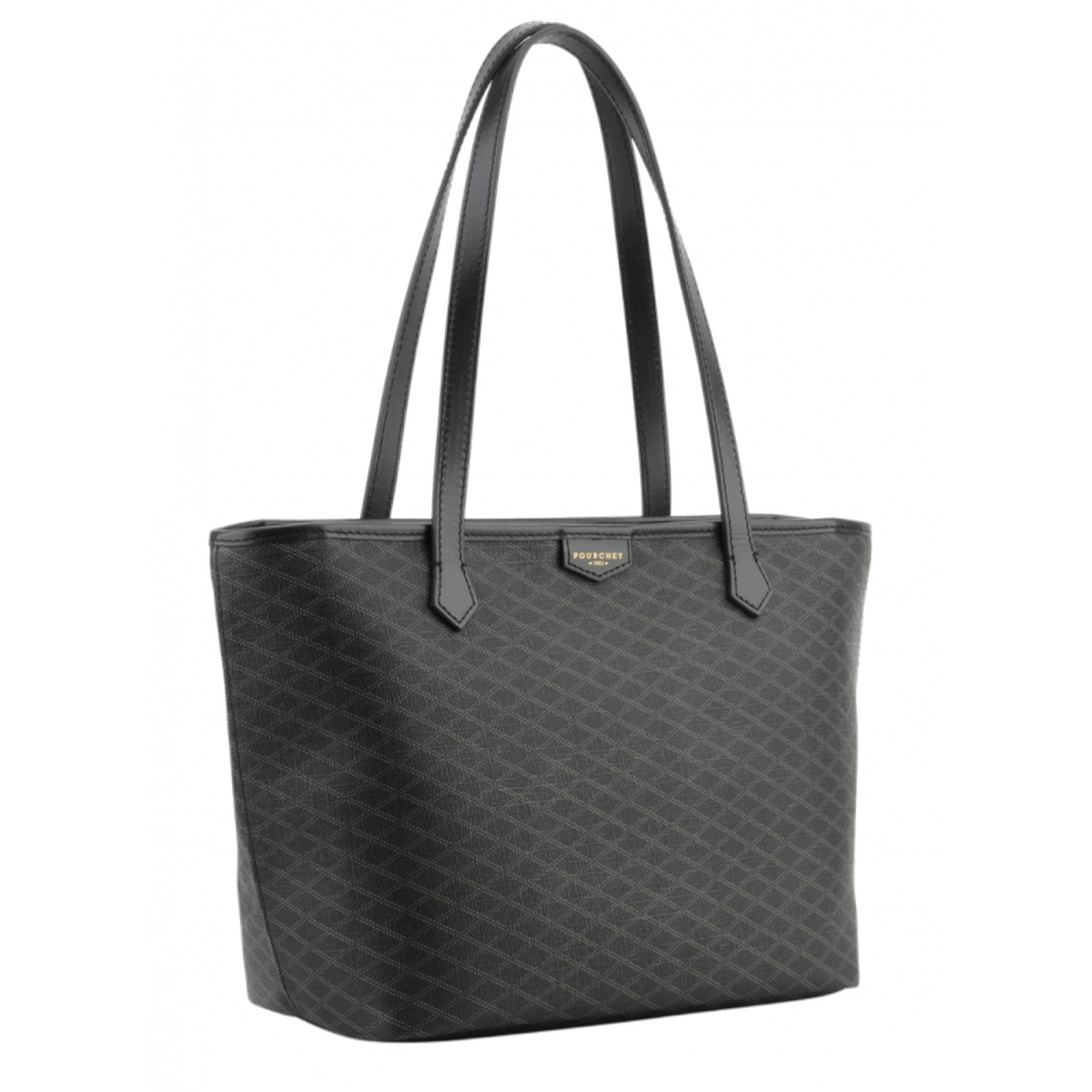 Sac cabas - waves POURCHET Noir