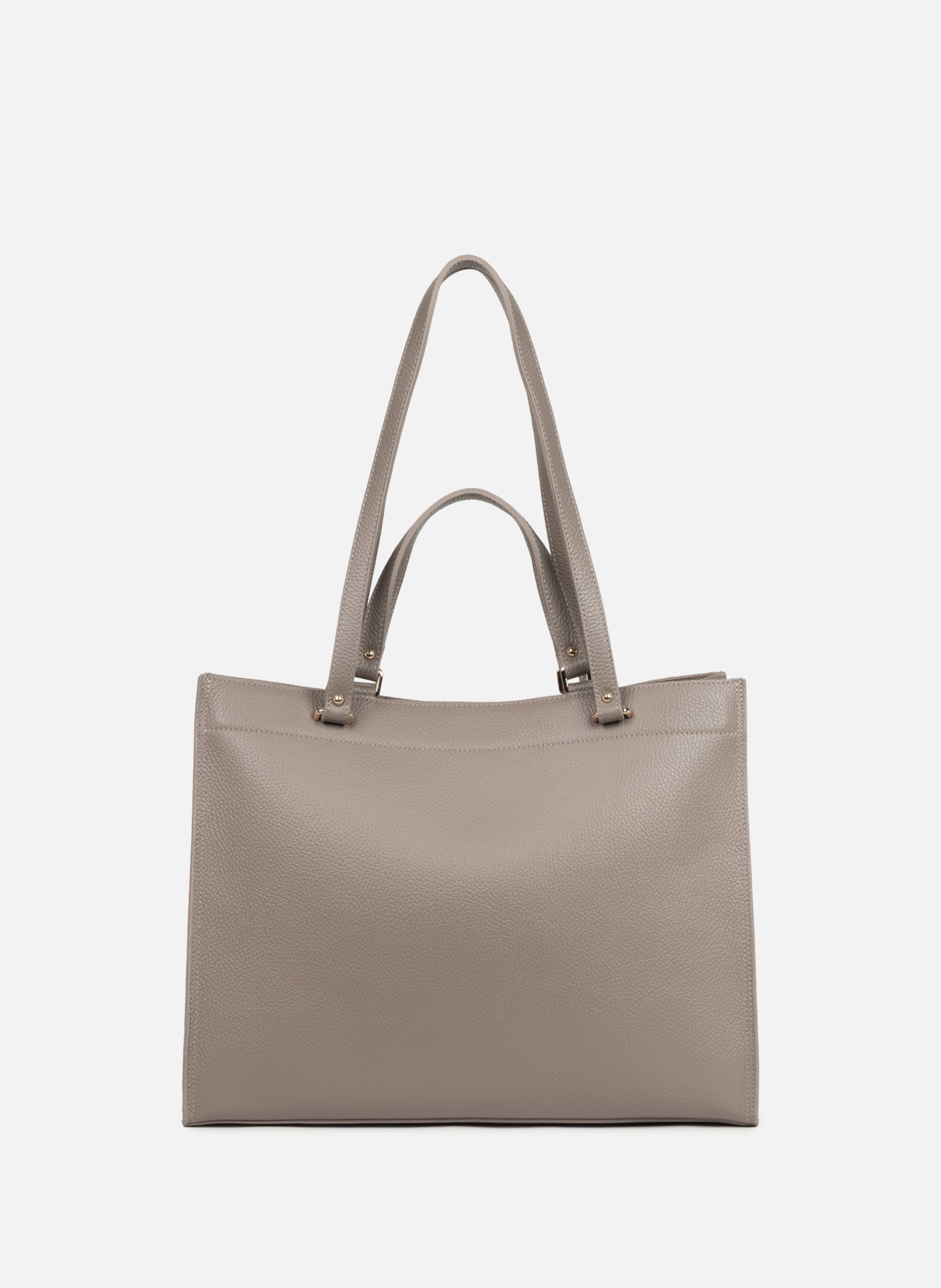 Extra large tote bag - foulonné double LANCASTER Grey