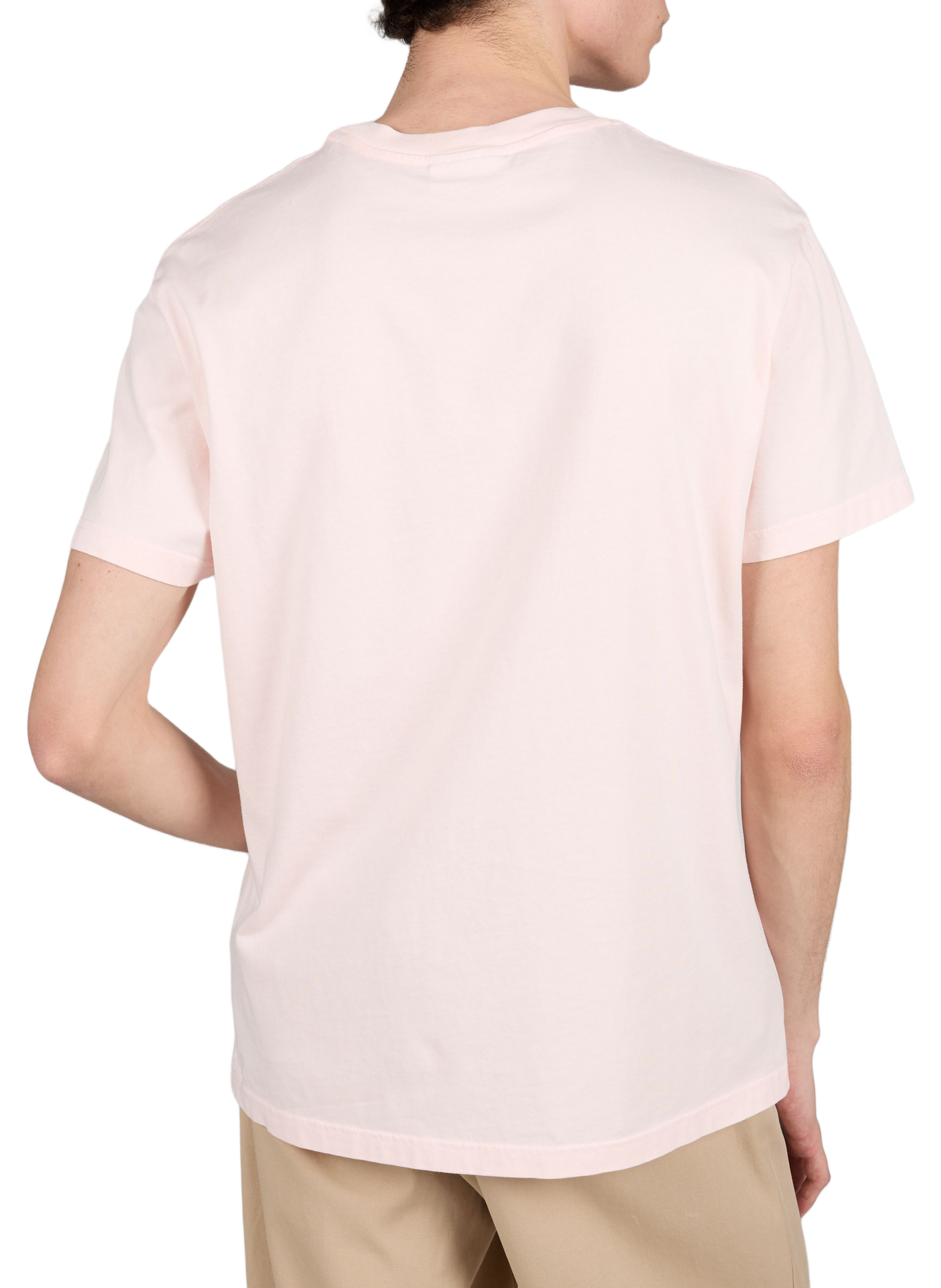 T-shirt Popincourt embroidered in organic cotton MAISON LABICHE Pink