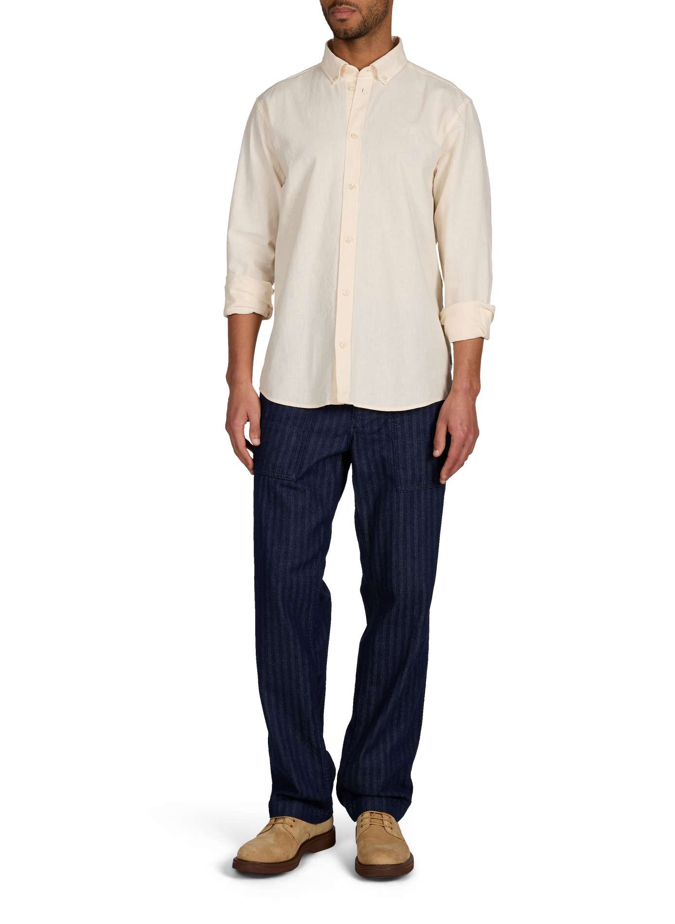 Norman cow leather derbies CAMPER Beige