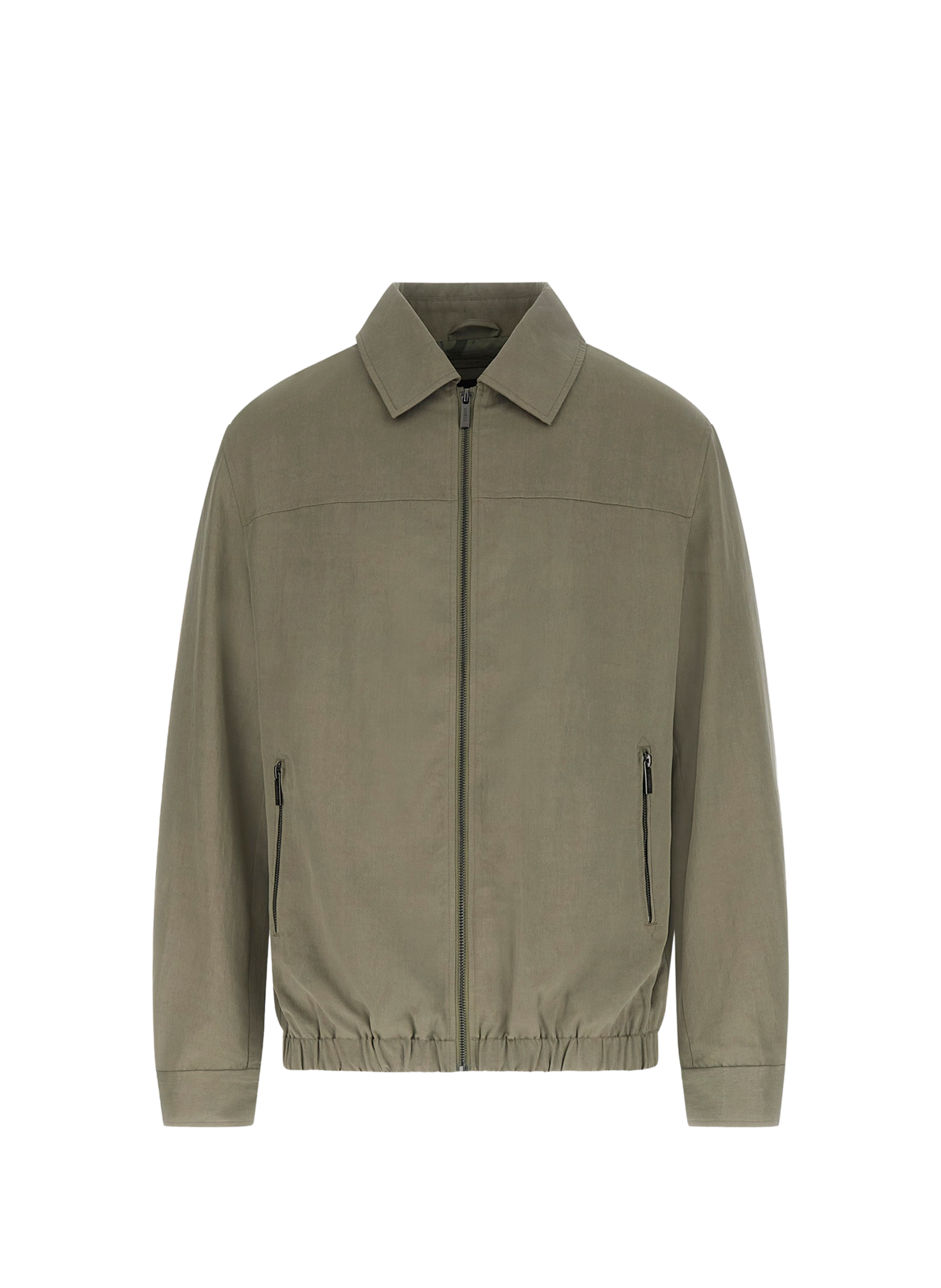 Straight jacket with classic collar GUESS Green